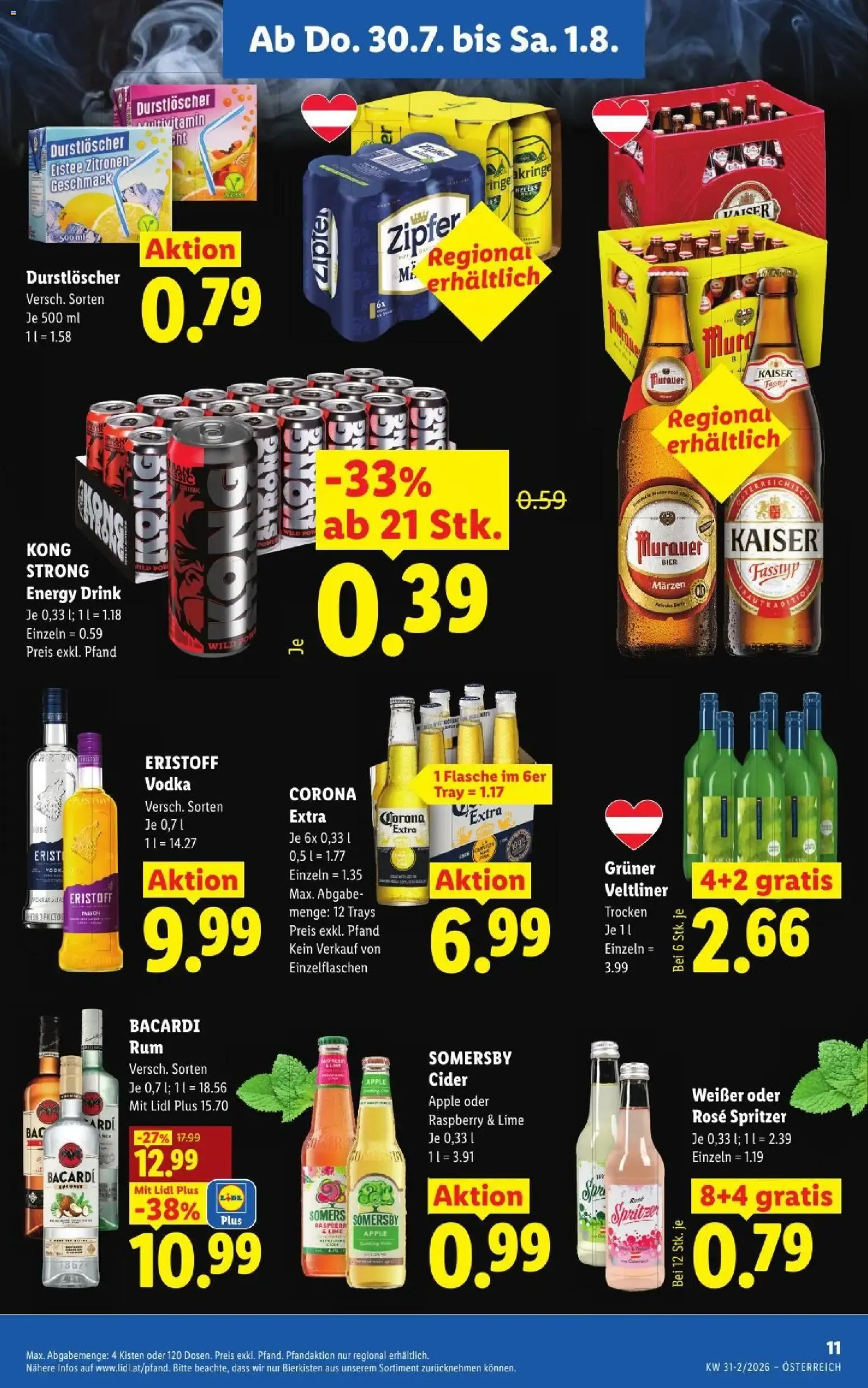 Lidl - Flugblatt del 30.07. al 01.08. von 30. Juli bis 1. August 2026 - Flugblätt seite  13