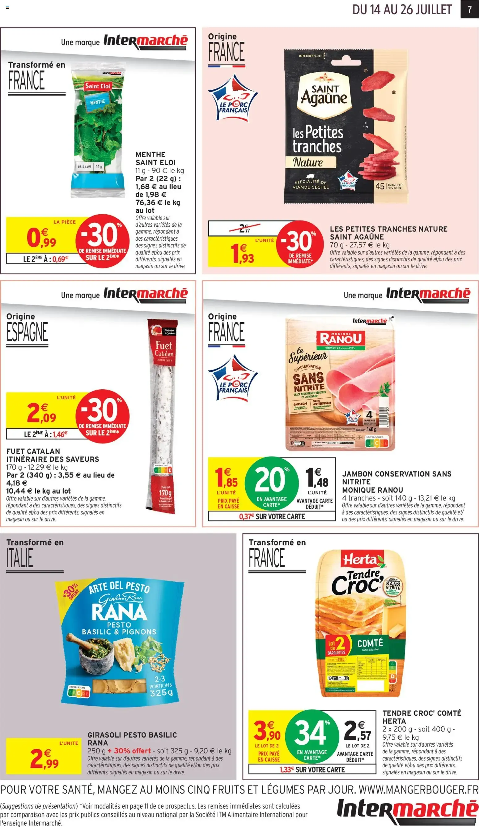Intermarché catalogue à partir du 14/07/2026 - promo en ligne du 14 juillet au 26 juillet 2026 - Catalogue page 7