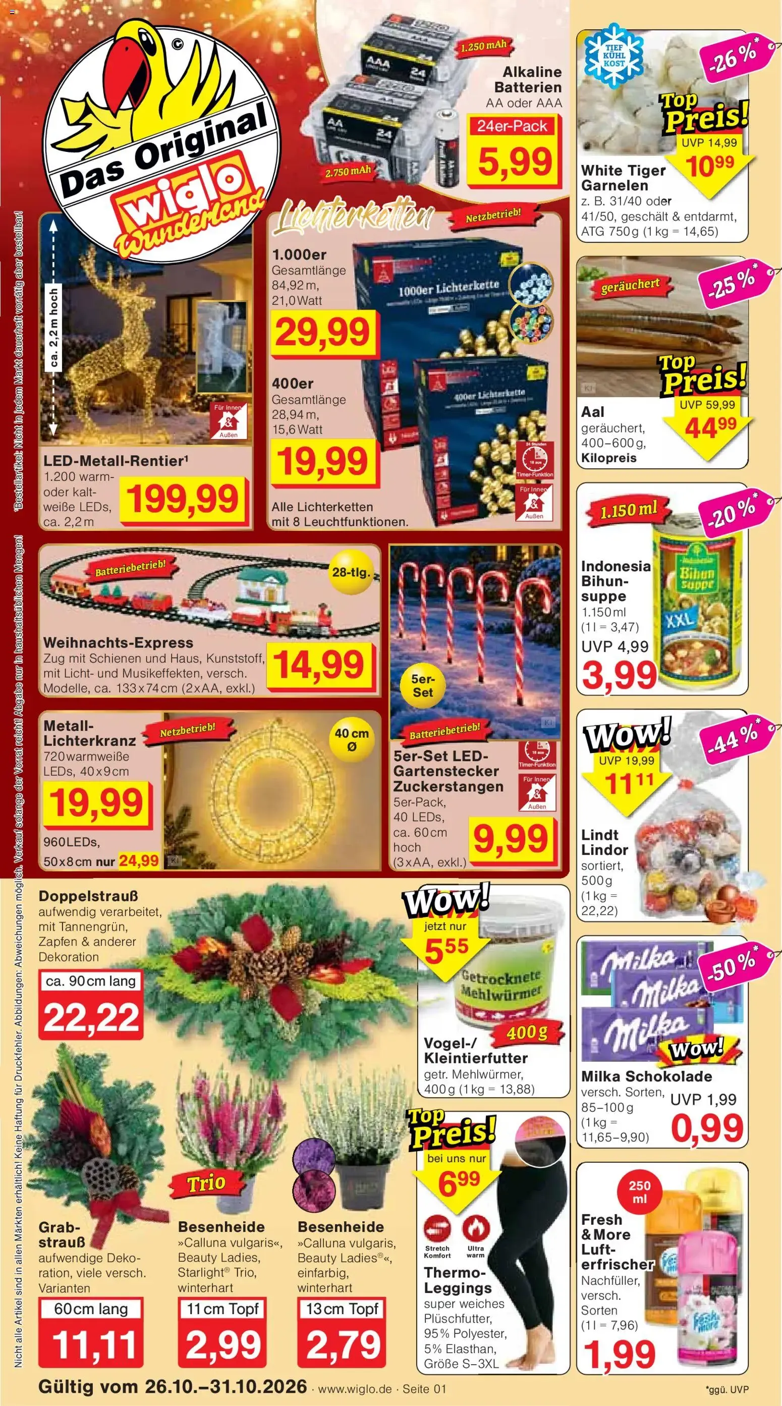 Wiglo Wunderland Prospekt vom 26.10.2026 – Angebote online
