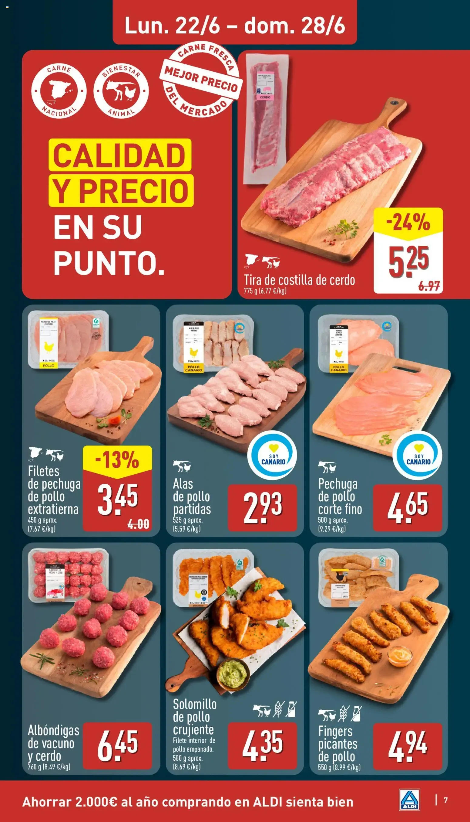 Catálogo de Aldi folleto Canarias del 22/06/2026 | Catálogo 22 de junio al 28 de junio 2026 - Página 7