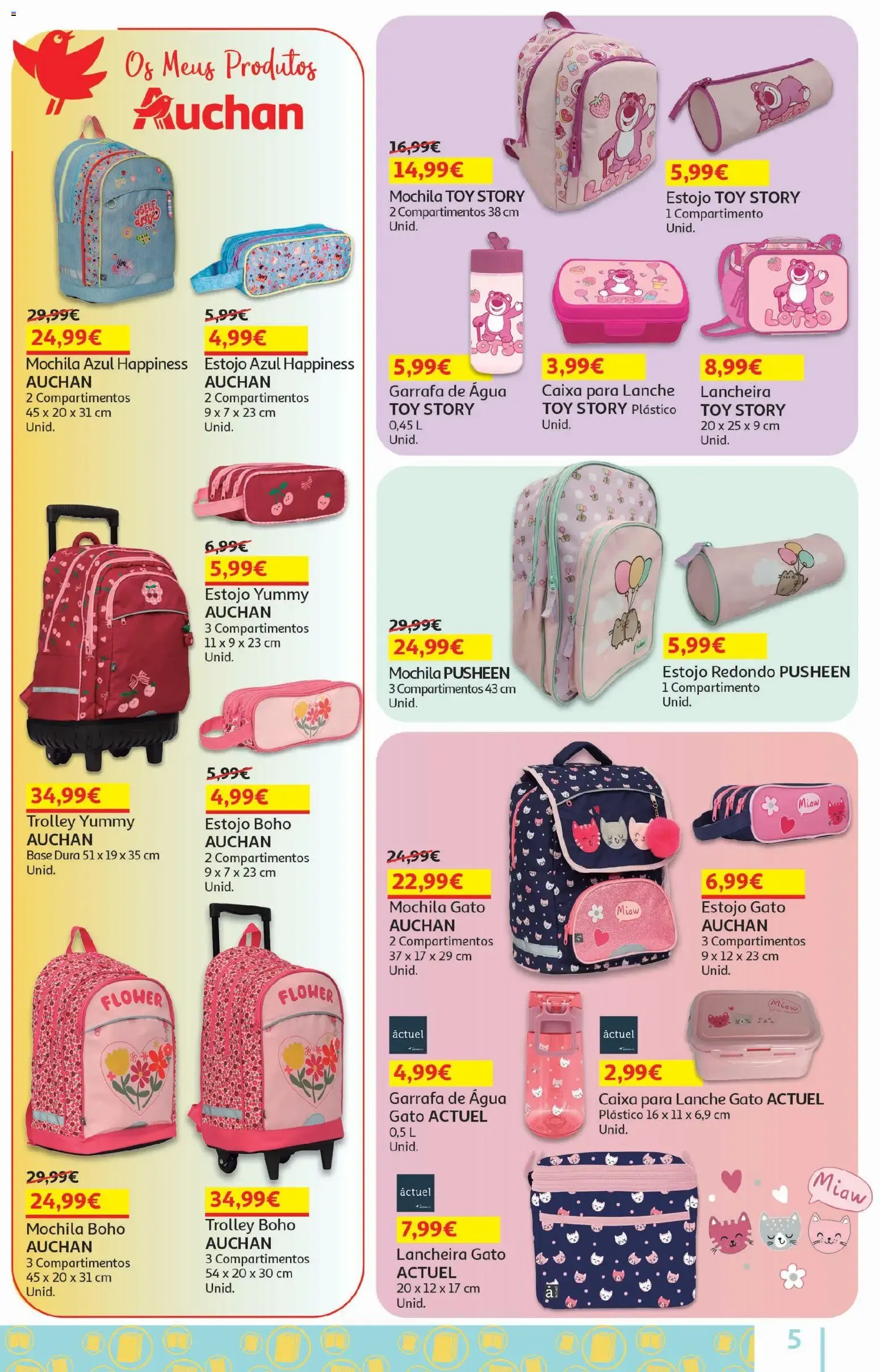 Folheto Auchan - Folheto Escolar » de 05/08/2026 - 03/09/2026 de 5 de agosto até 3 de setembro 2026 - Pagina 5