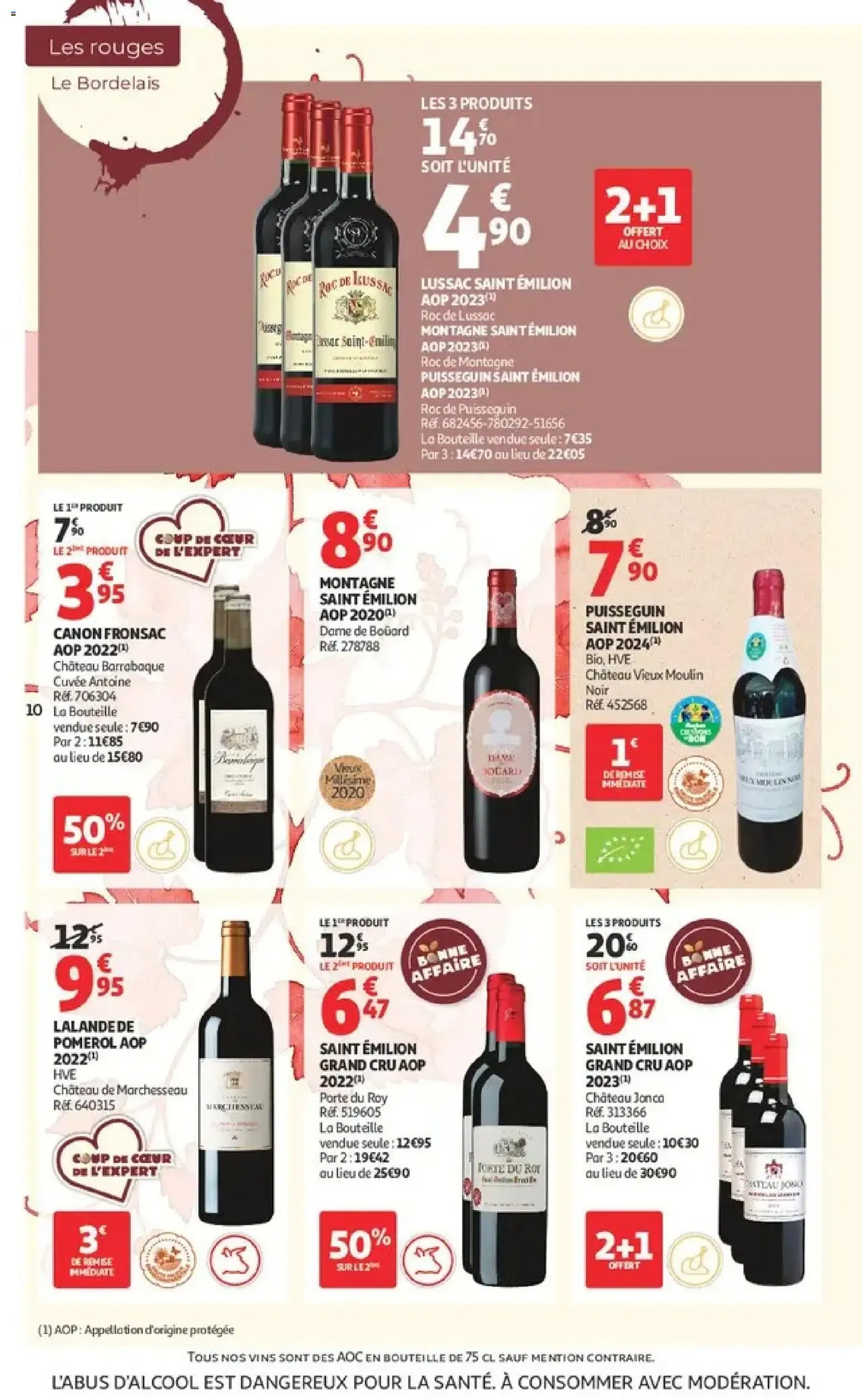 Auchan - Foire aux vins à partir du 25/09/2026 - promo en ligne du 25 septembre au 10 octobre 2026 - Catalogue page 10
