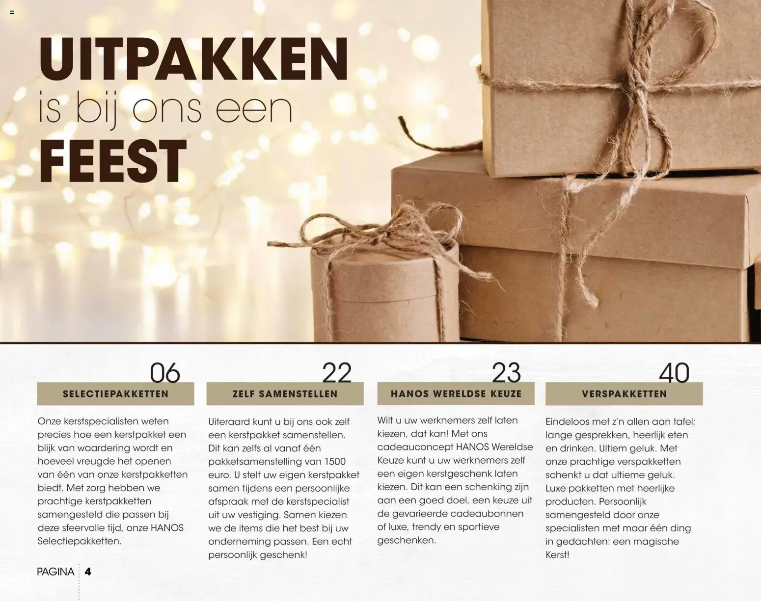 Hanos Kerstpakketten 2026 van 19 mei tot 31 december 2026 - Folder pagina 4