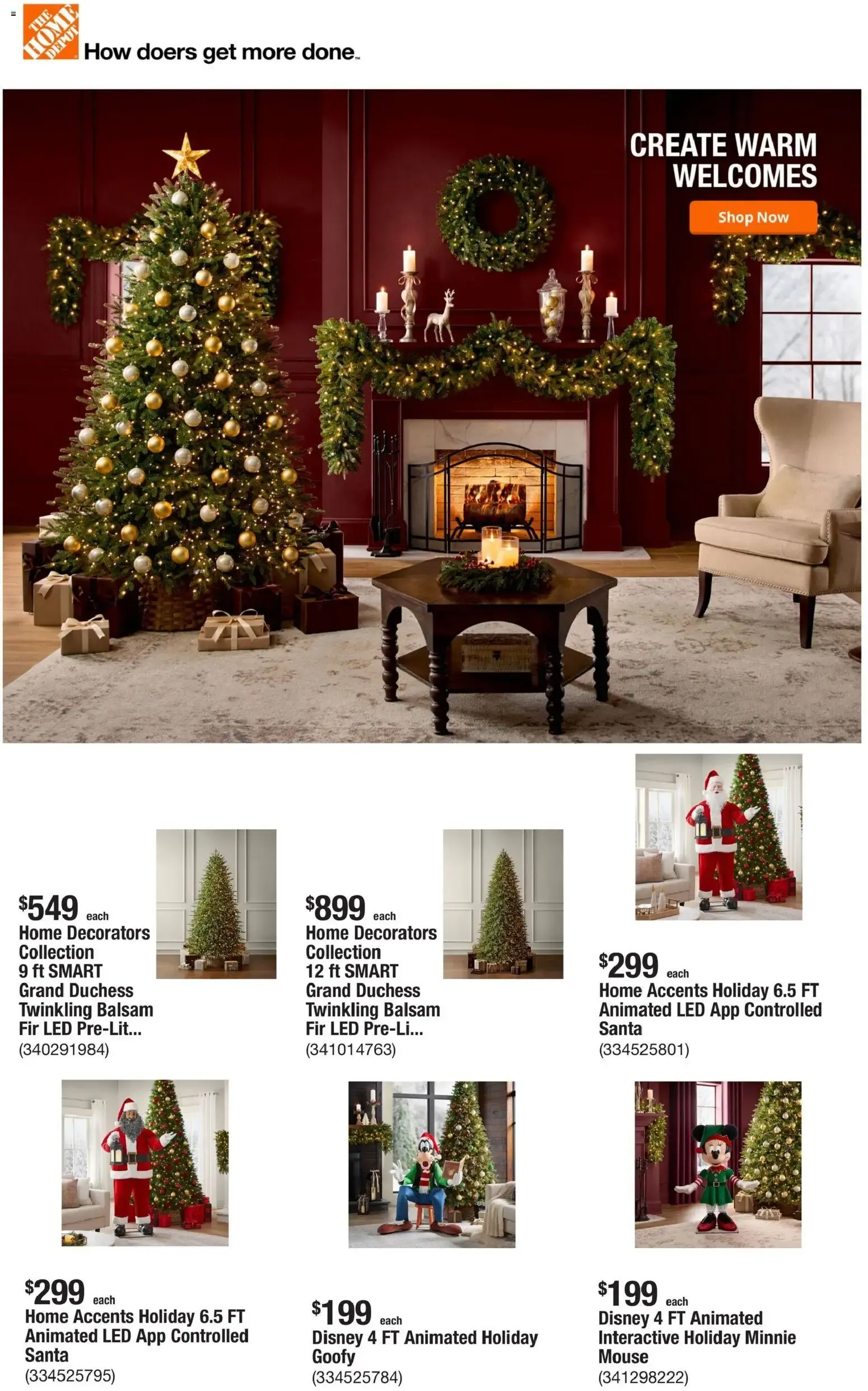 Weekly ad Home Depot Holiday Decor from October 8 to October 22 2026 - Page 1