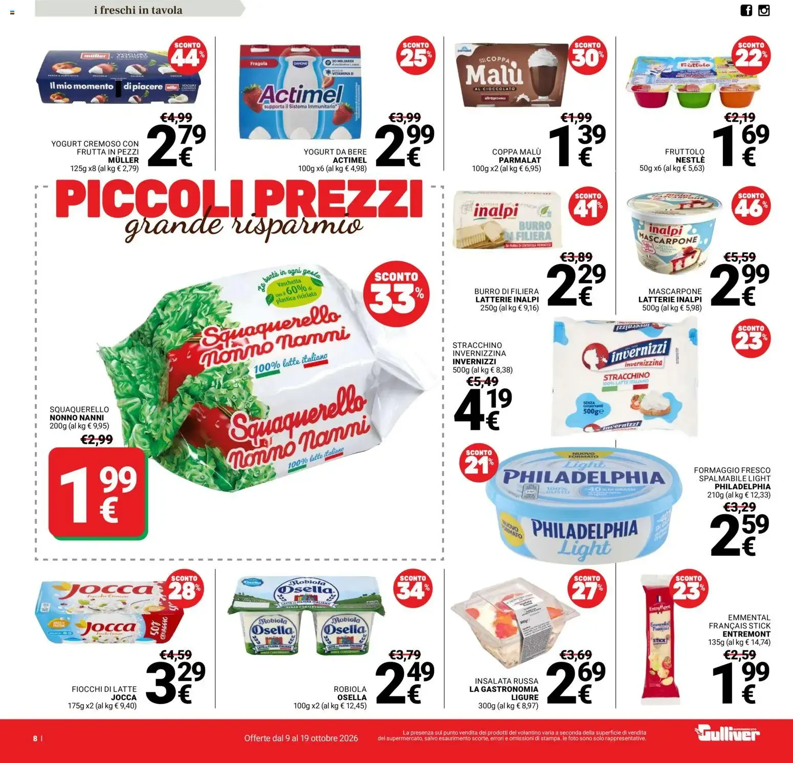 Nuovo Gulliver volantino dal 09/10/2026 > offerte anteprima 🛍️ da 9 ottobre a 19 ottobre di 2026 - Pagina del volantino 8