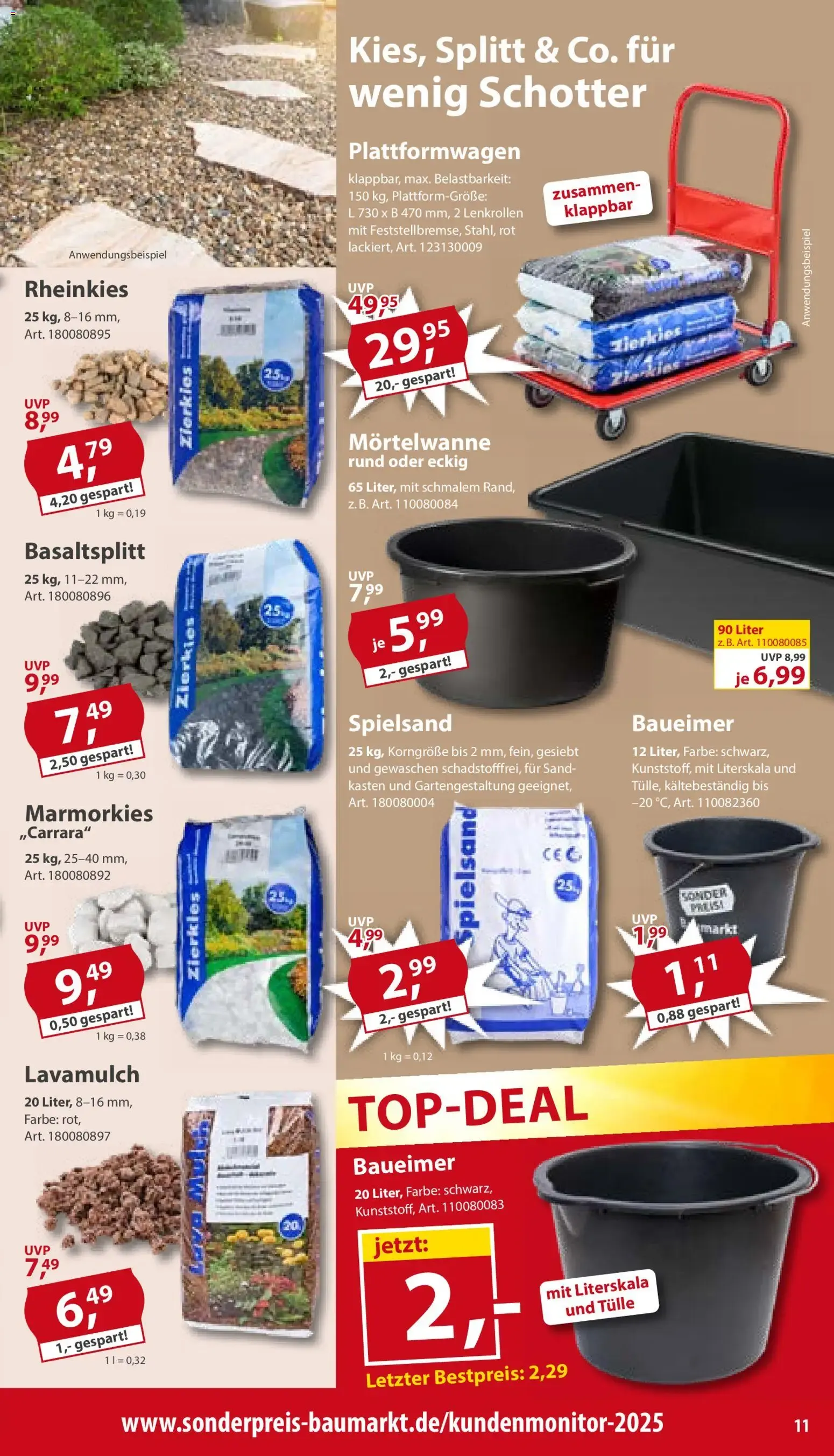 Sonderpreis Baumarkt Prospekt (ab 27.06.2026) zum Blättern von 27. Juni bis 3. Juli 2026 - Prospekt seite 11