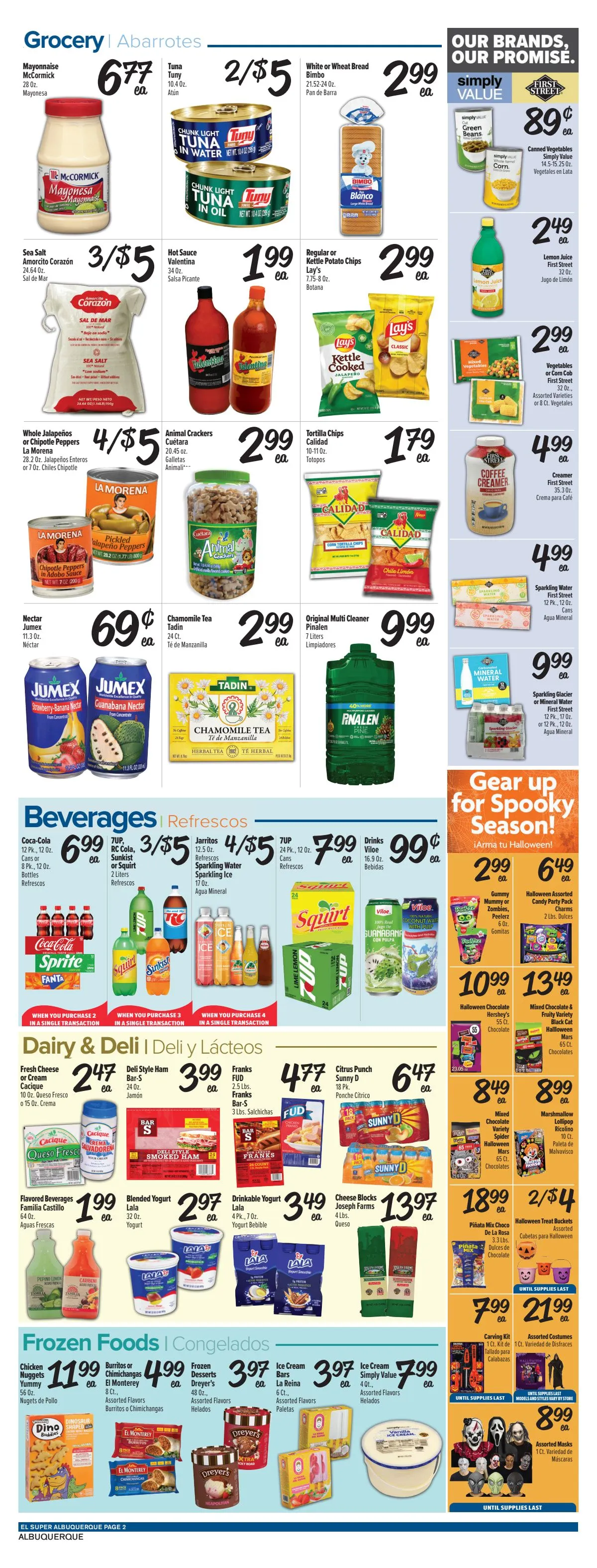 Weekly ad Current El Super leaflet valid from Wednesday 10/14/2026 to Tuesday 10/20/2026 from October 14 to October 20 2026 - Page 2