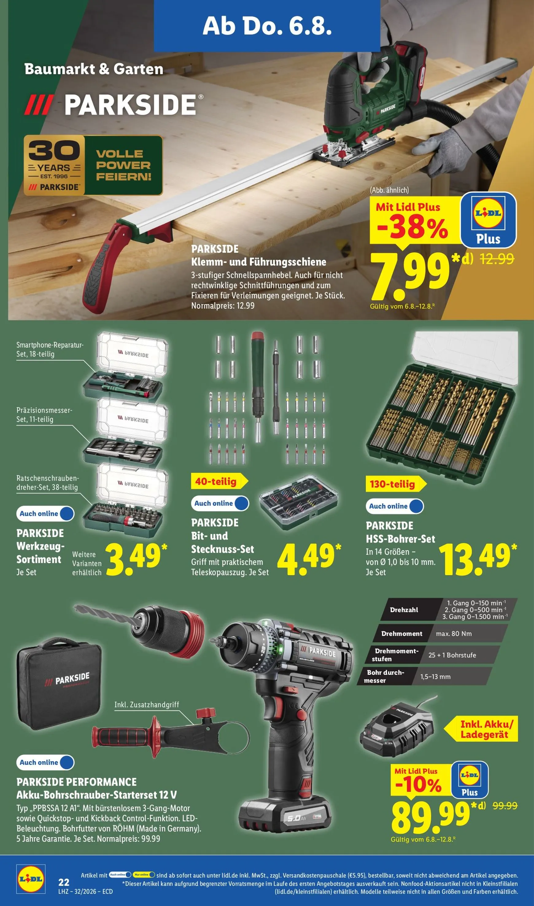 Lidl - Nonfood Prospekt nächste Woche – von Montag 03.08.2026 bis Samstag 08.08.2026 von 3. August bis 8. August 2026 - Prospekt seite 16