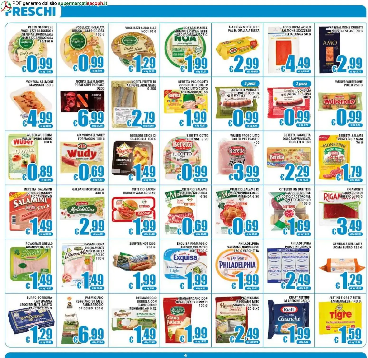Sacoph volantino dal 31/07/2026 - online Offerte da 31 luglio a 11 agosto di 2026 - Pagina del volantino 4