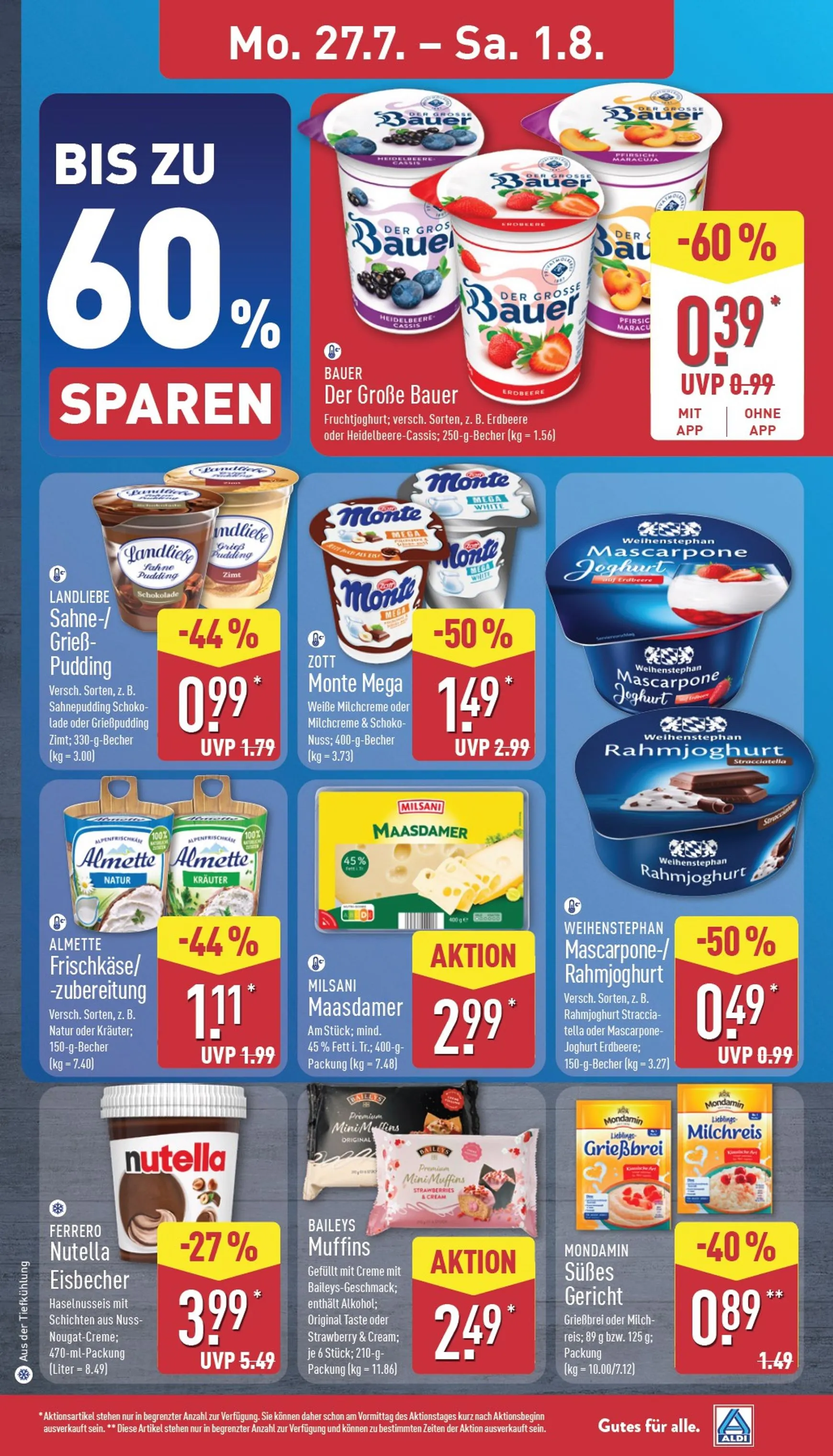 ALDI NORD - ALDI Vorschau Prospekt nächste Woche – von Montag 27.07.2026 bis Samstag 01.08.2026 von 27. Juli bis 1. August 2026 - Prospekt seite 7