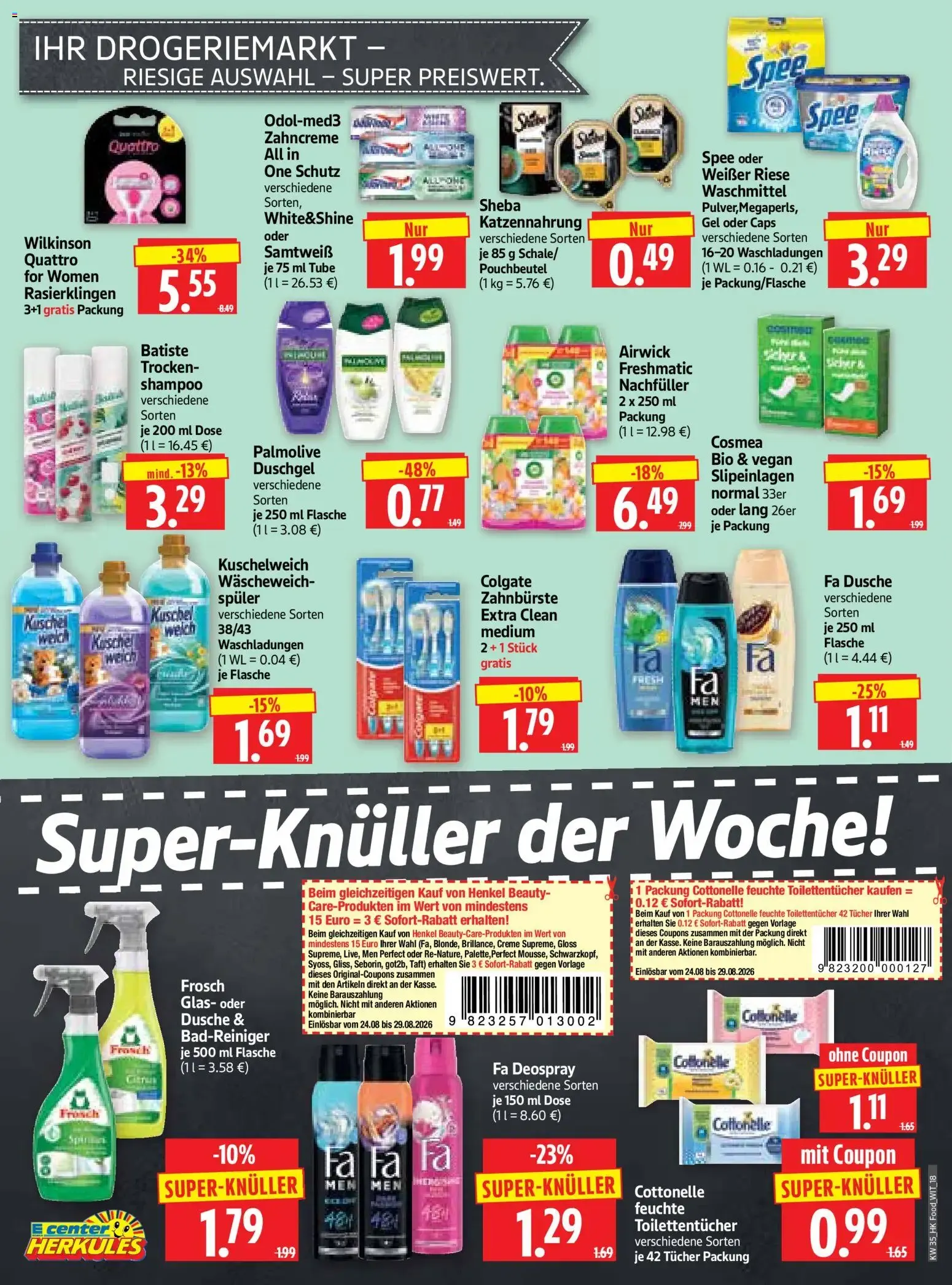 HERKULES Prospekt (ab 24.08.2026) zum Blättern von 24. August bis 29. August 2026 - Prospekt seite 18