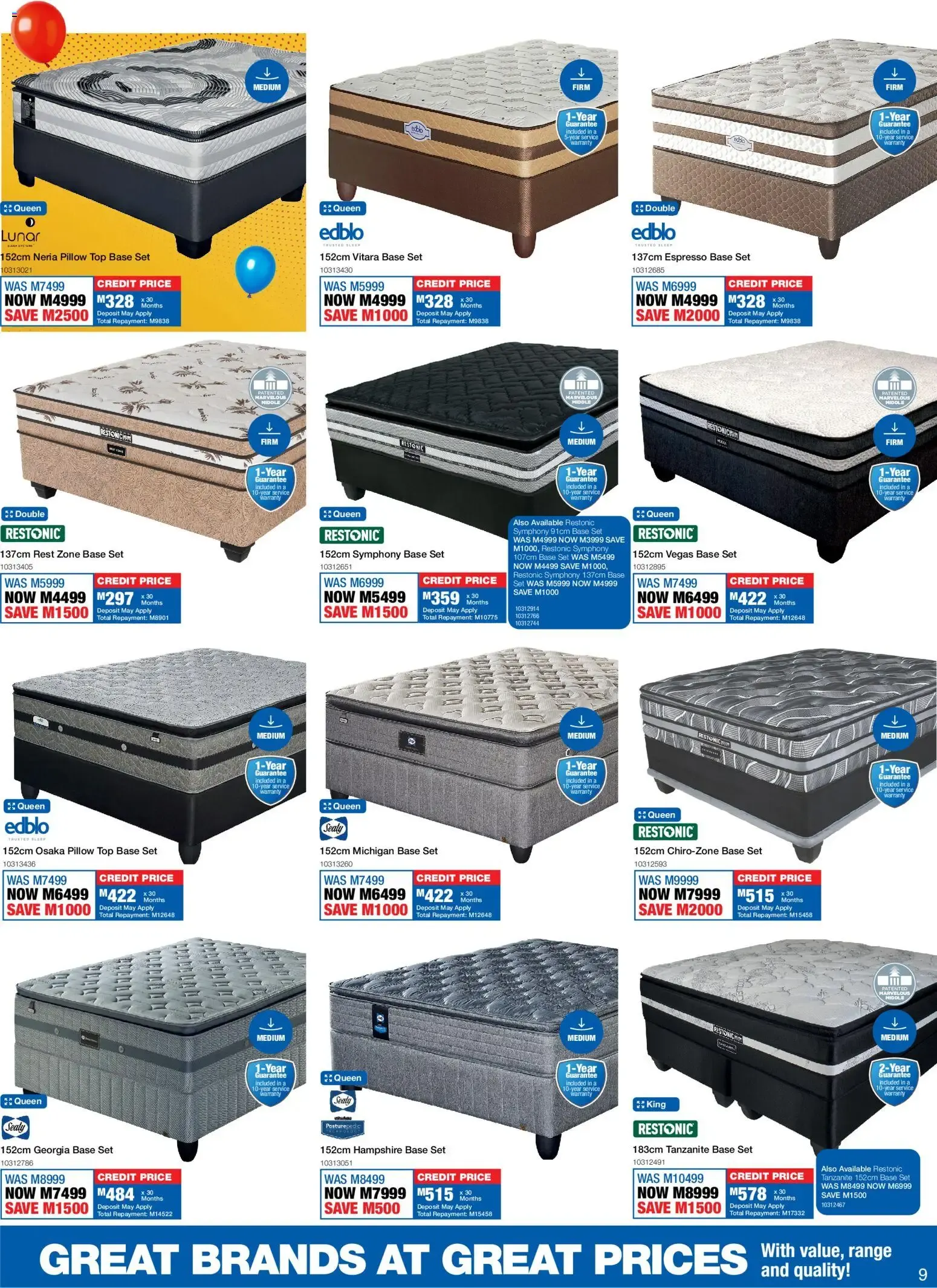 OK Furniture Birthday Sale from 15 June to 12 July 2026 - Catalogue Page 9