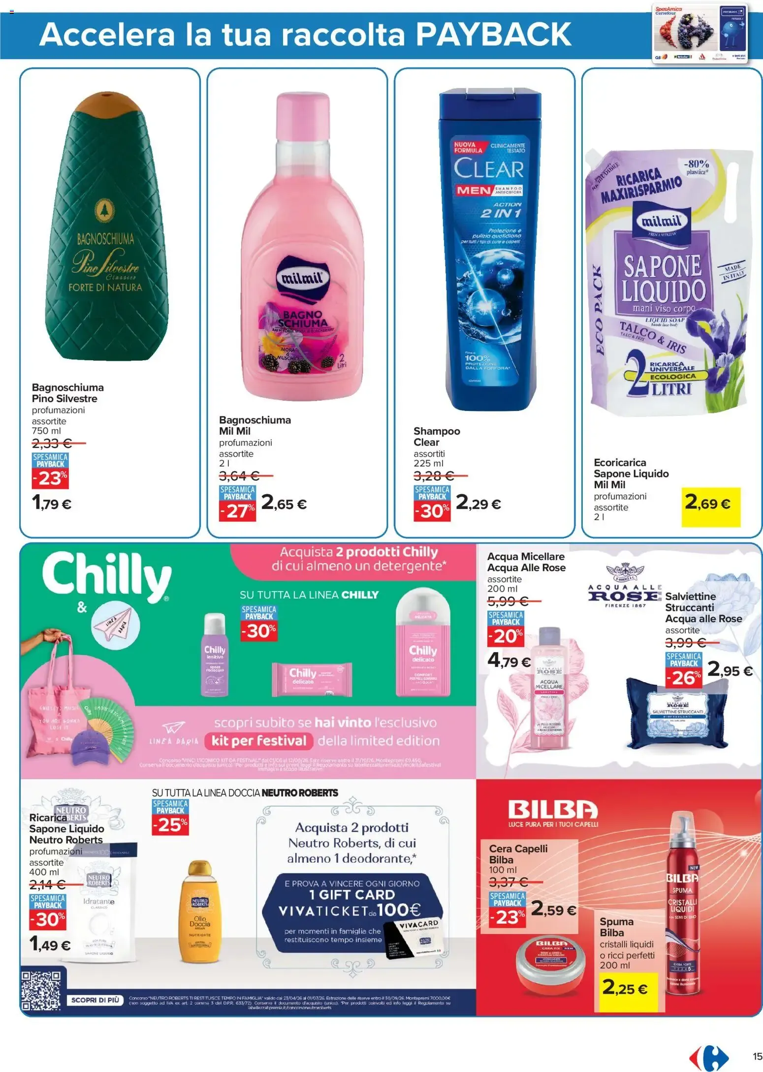 Nuovo Carrefour volantino Iper - Punti Sprint Payback dal 16/06/2026 > offerte anteprima 🛍️ da 16 giugno a 29 giugno di 2026 - Pagina del volantino 15