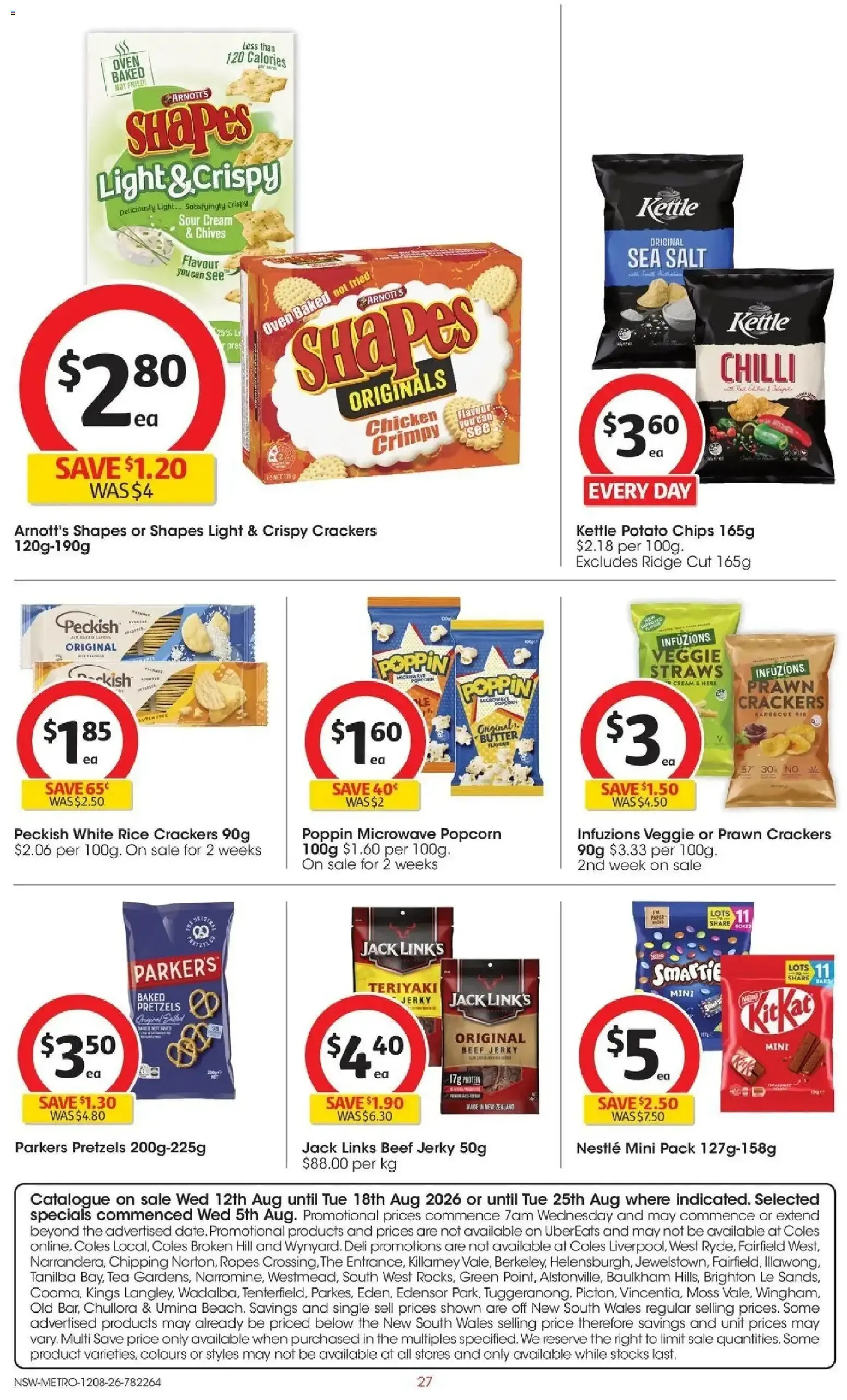 Coles catalogue valid from 12/08/2026 > Online Australia - Catalogue valid from 12 August to 18 August 2026 - page 27