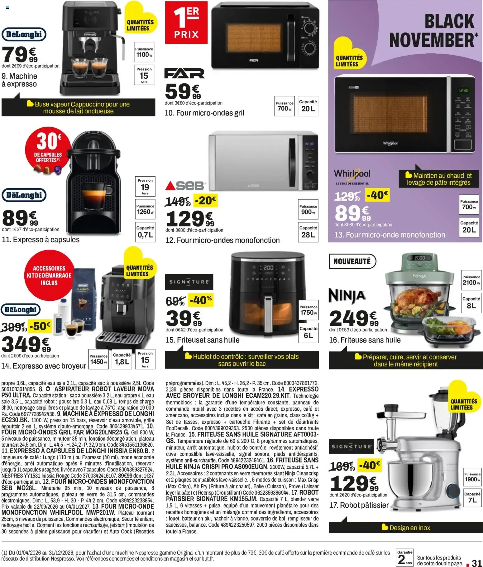 BUT Black November du 27 octobre au 4 janvier 2027 - Catalogue page 31