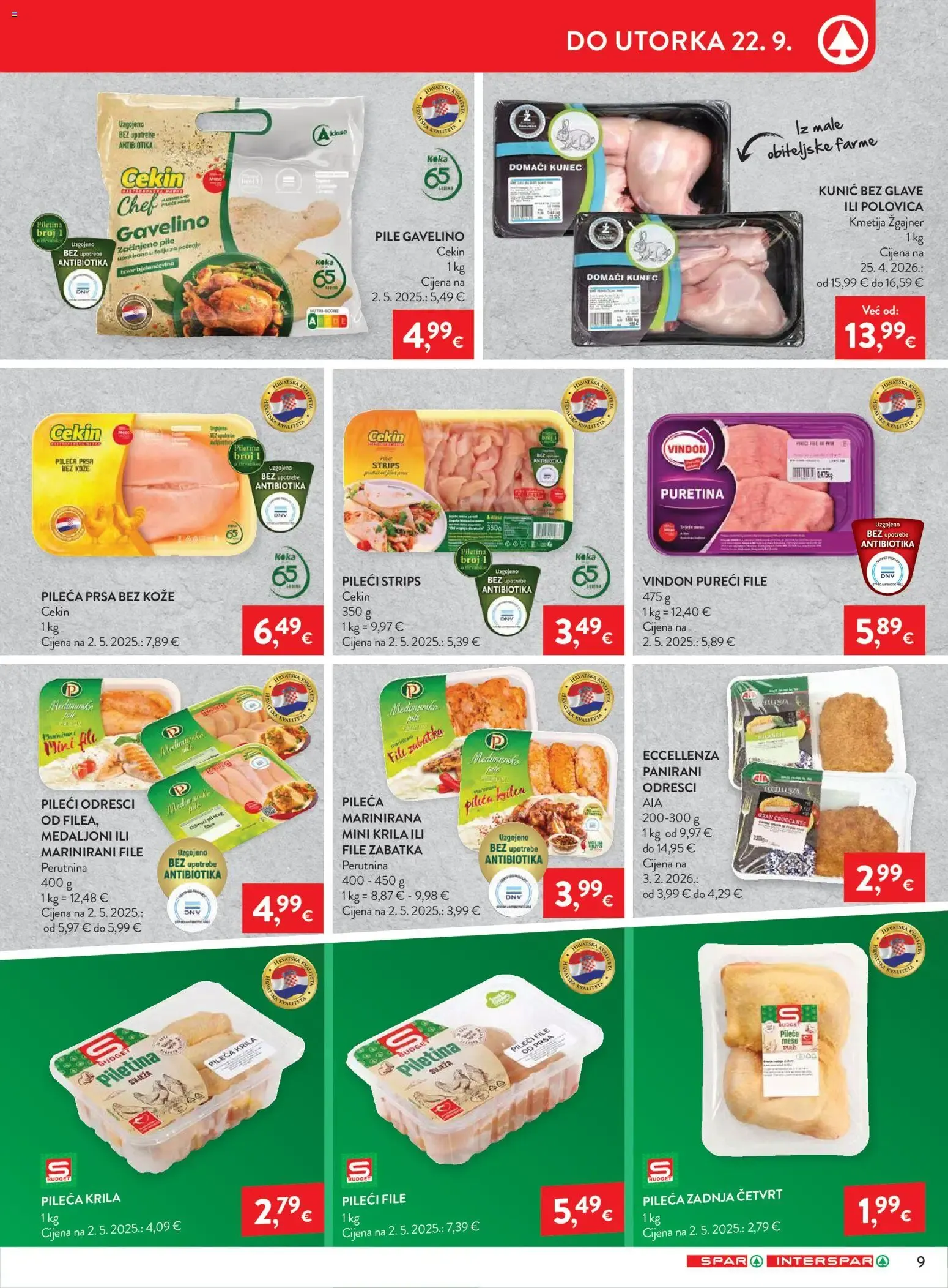 Katalog Interspar Katalog novi od 16.09.2026 na listanje > letak digitalni od 16. rujna do 20. prosinca 2026. - Pregled Stranica 9