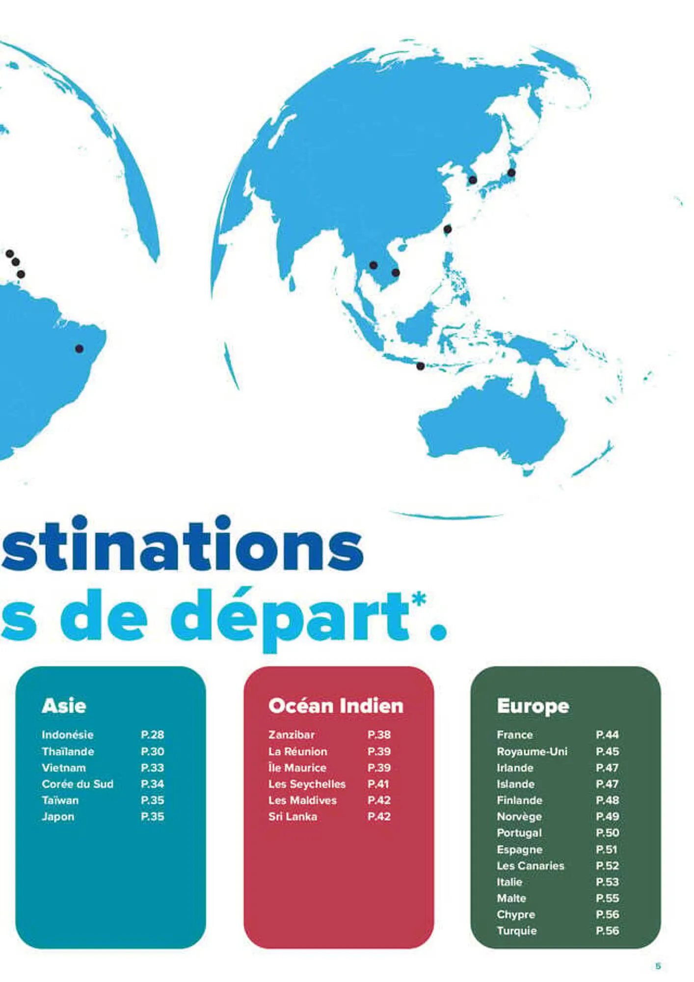 Les Créations Voyages - Rêvé par vous, créé par nous du 1 septembre au 31 mars 2027 - Catalogue page 5