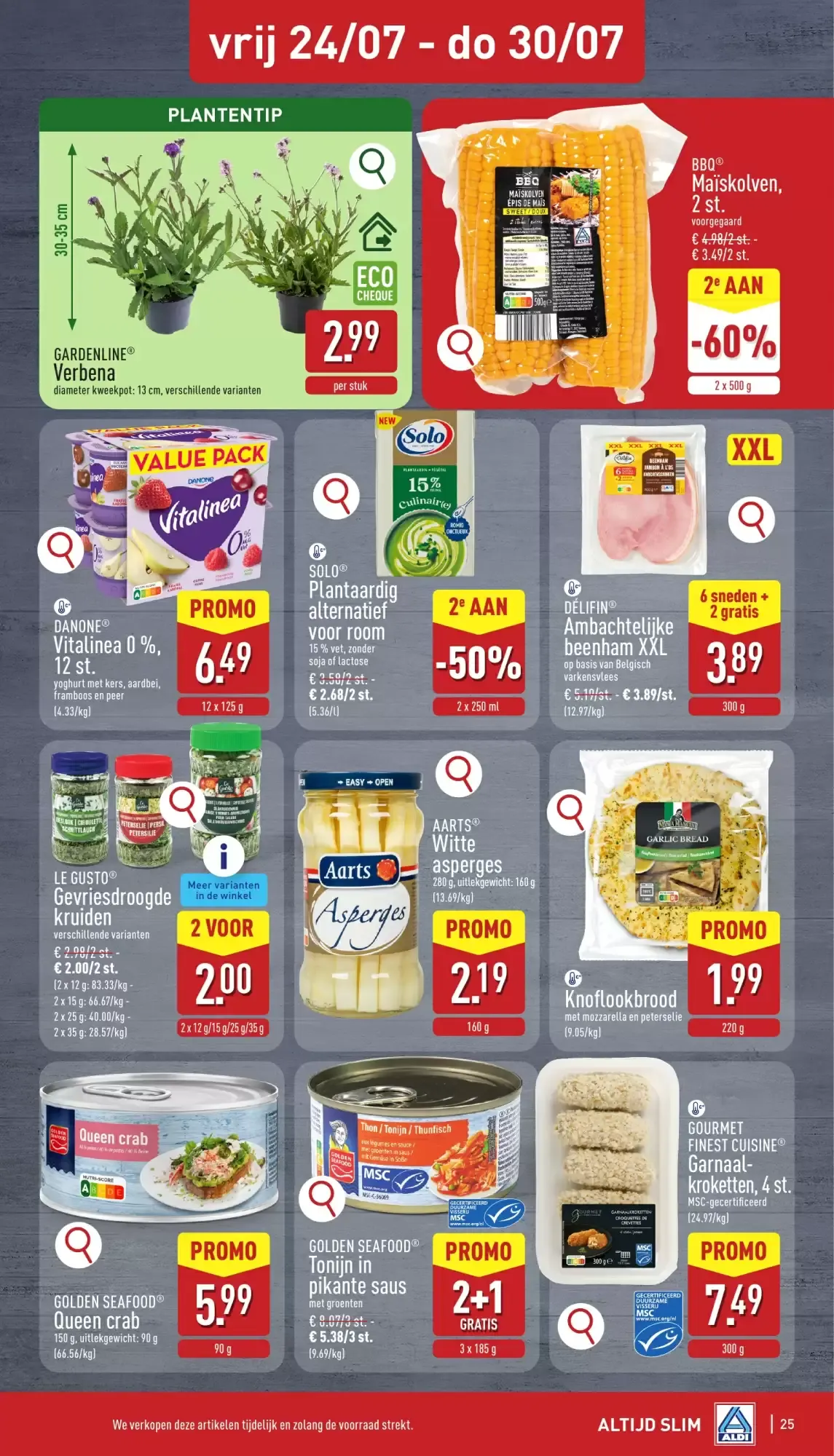 Aldi folder van 20/07 t.e.m. 25/07 van 20 juli tot 25 juli 2026 - folder pagina 25