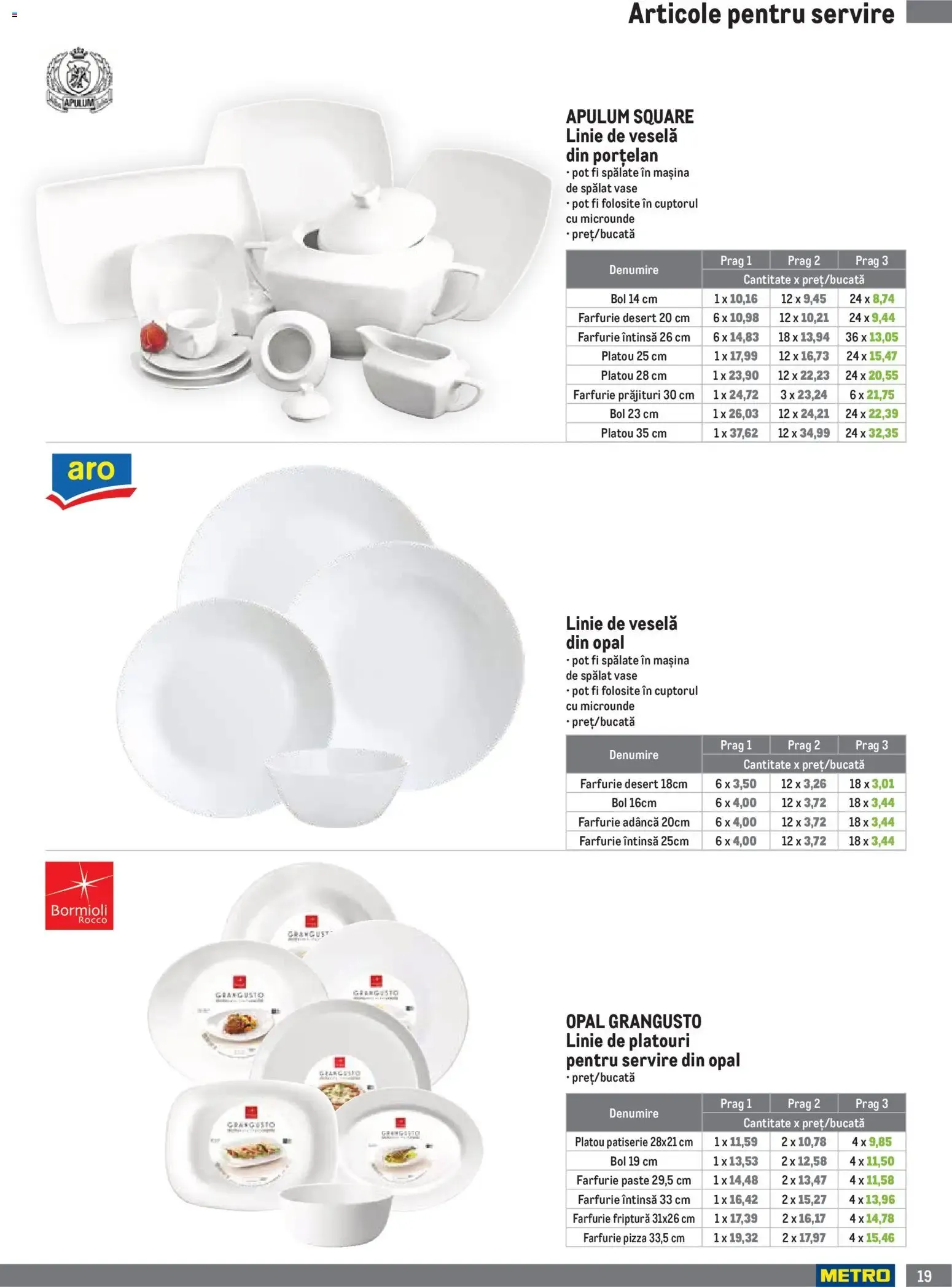 Catalog Metro Catalog Echipamente Pentru Horeca - Oferta 01.07.2026 - 30.09.2026 de la 1 iulie până la 30 septembrie 2026 - Revista Pagina 19