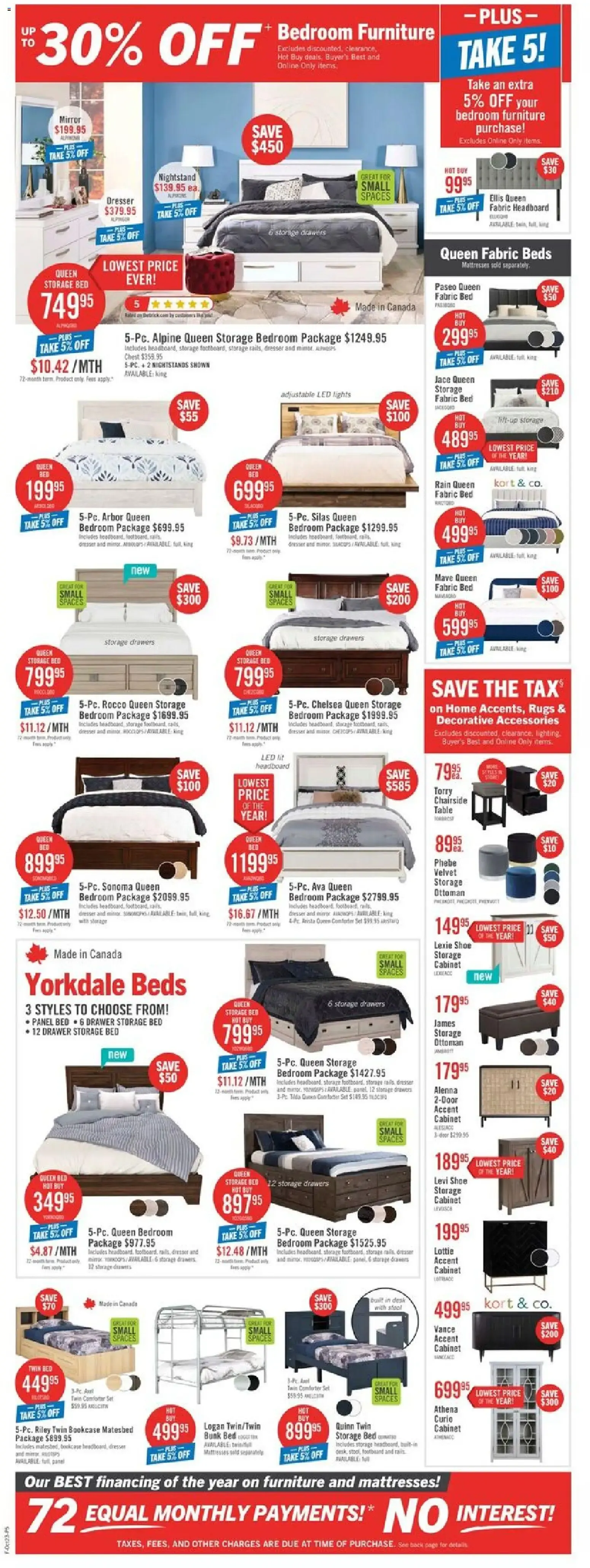 The Brick weekly flyer / circulaire from Oct 22, 2026 > weekly specials & deals from October 22 to October 26 2026 - flyer page 12