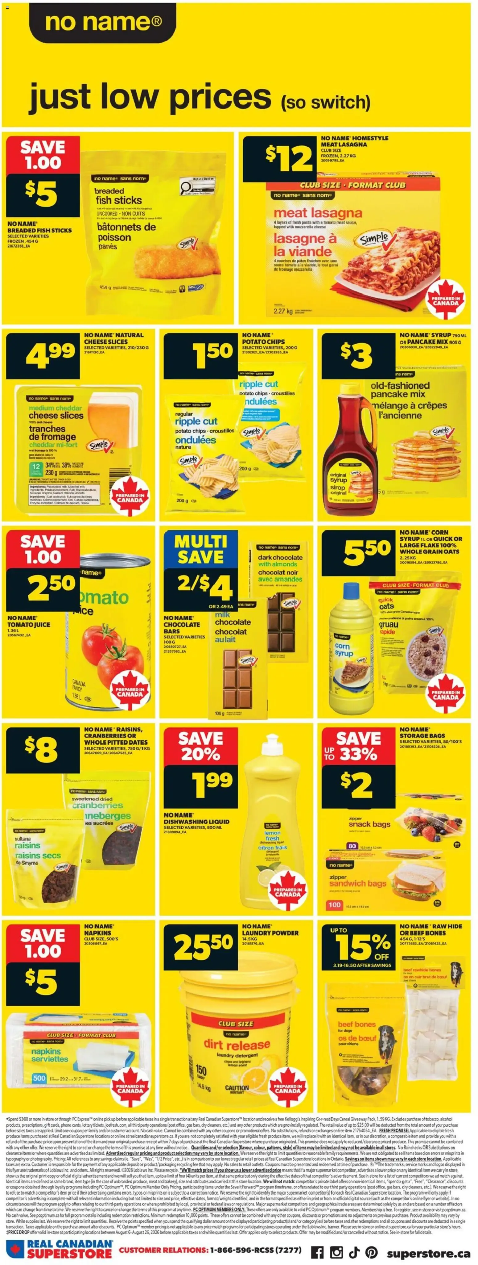 President's Choice Our top picks this week from August 13 to August 26 2026 - flyer page 8