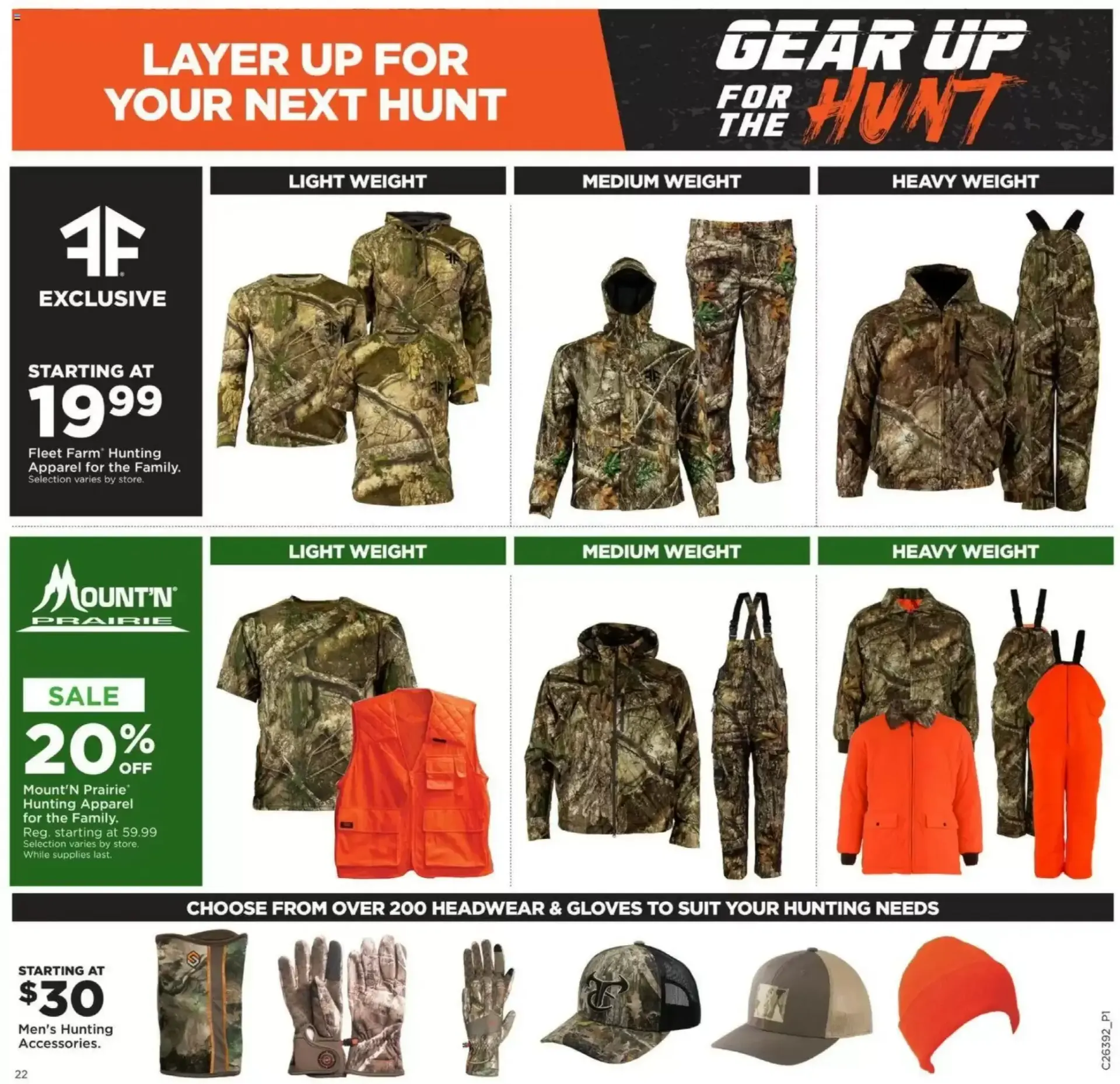 Weekly ad Fleet Farm - Gear Up For The Hunt from September 21 to October 4 2026 - Page 22