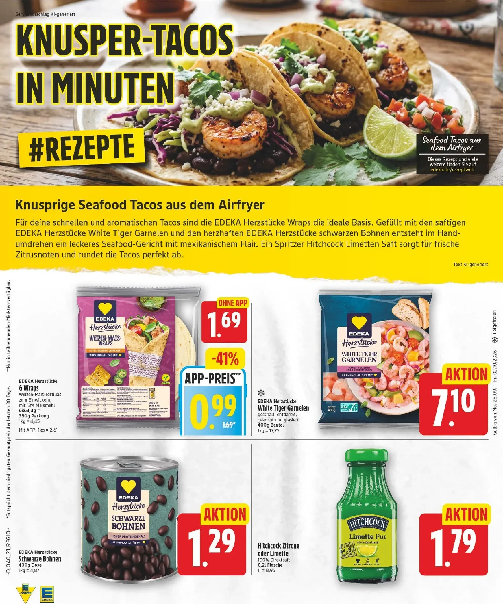 Edeka Prospekt – von Montag 28.09.2026 bis Freitag 02.10.2026 von 28. September bis 2. Oktober 2026 - Prospekt seite 21