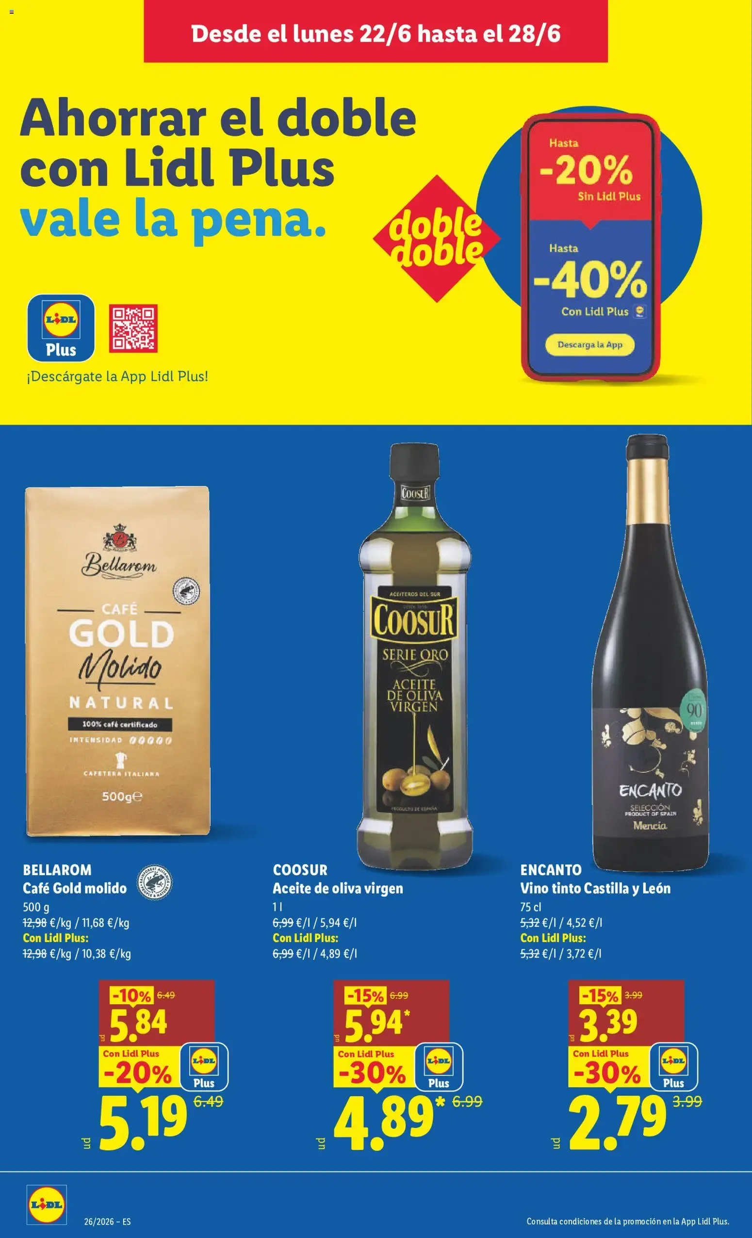 Catálogo de Lidl: Ahorra el doble 22 de junio al 28 de junio 2026 - Página 8