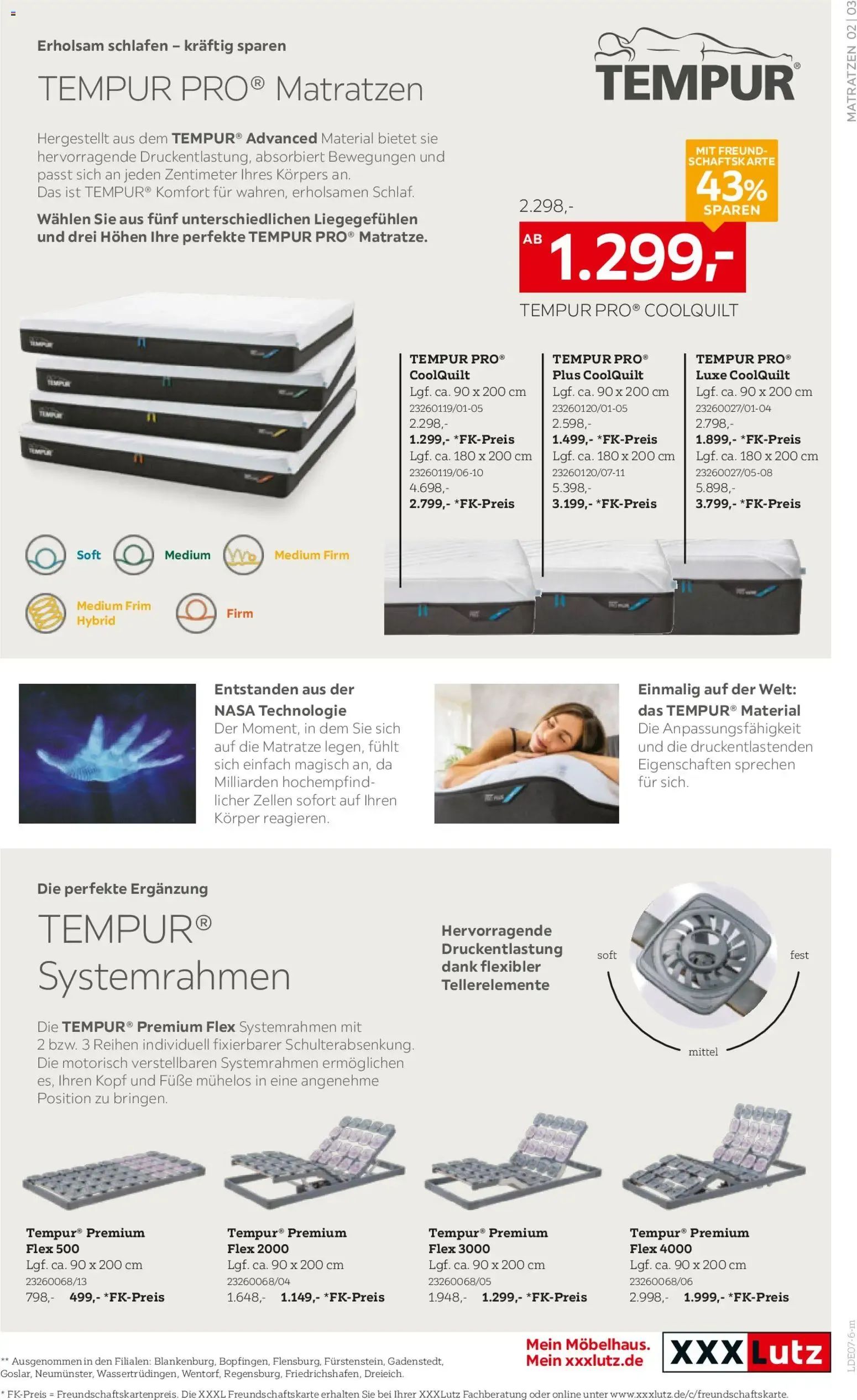 TEMPUR® Fachberatertage von 20. Juni bis 4. Juli 2026 - Prospekt seite 3
