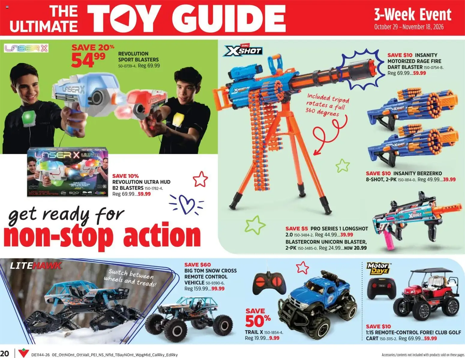 Canadian Tire flyer - The Ultimate Toy Guide from Oct 29, 2026 > weekly specials & deals from October 29 to November 18 2026 - flyer page 20