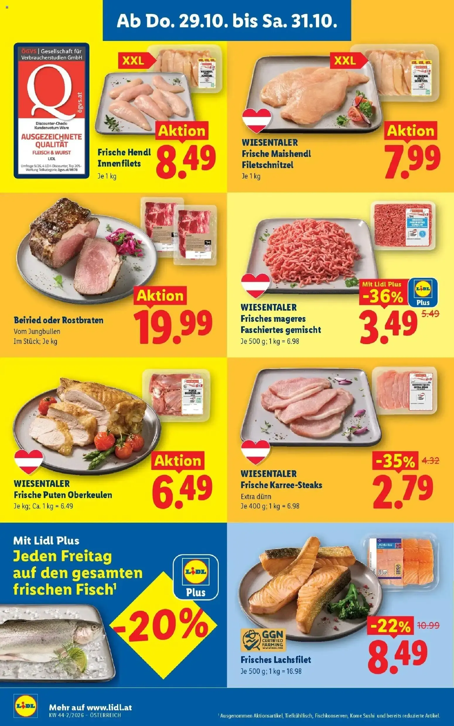 Lidl Flugblatt - Wien ab 25.10.2026 - Angebote ab donnerstag von 29. Oktober bis 31. Oktober 2026 - Flugblätt seite 6