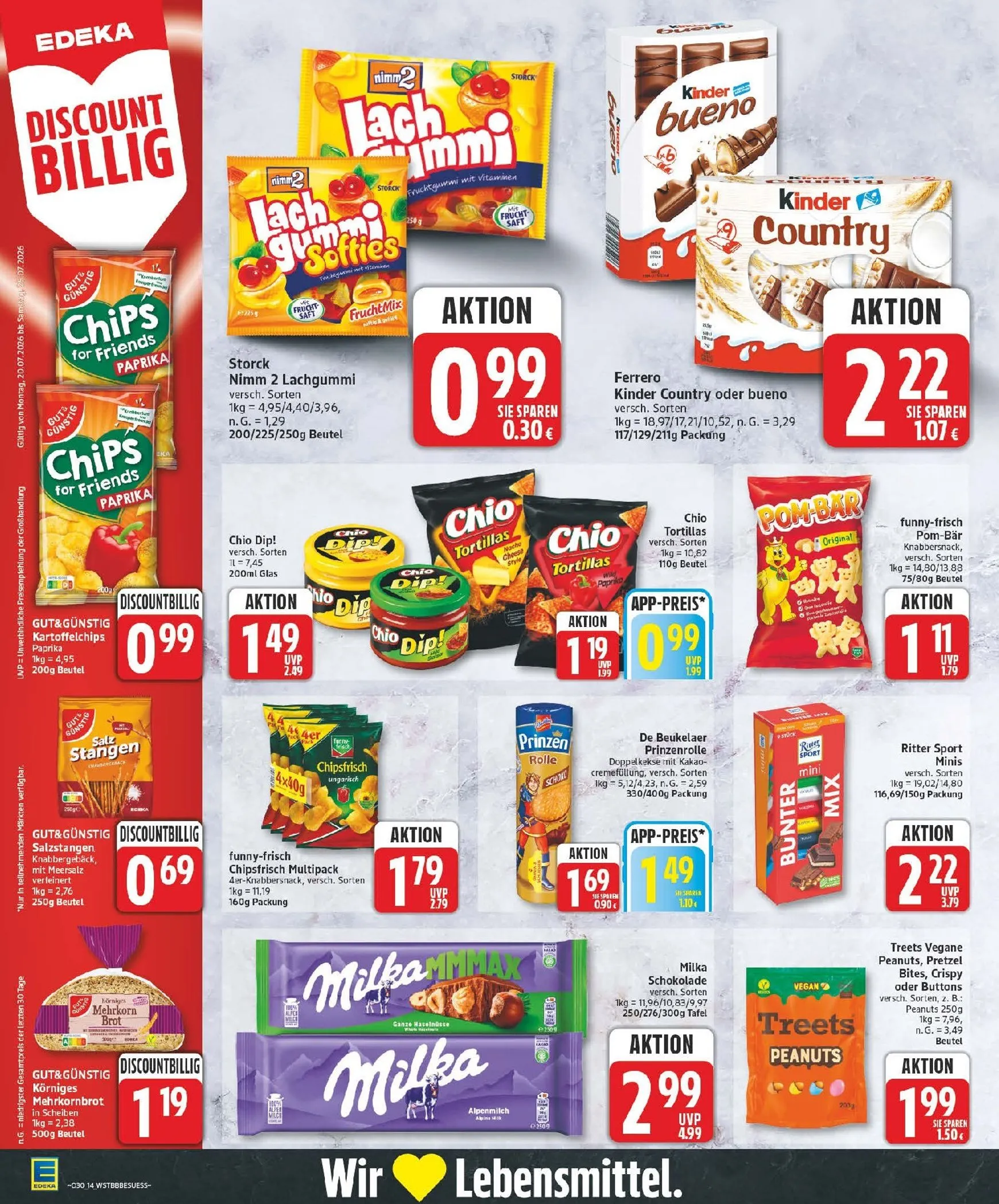 Edeka Prospekt nächste Woche – von Montag 20.07.2026 bis Samstag 25.07.2026 von 20. Juli bis 25. Juli 2026 - Prospekt seite 14