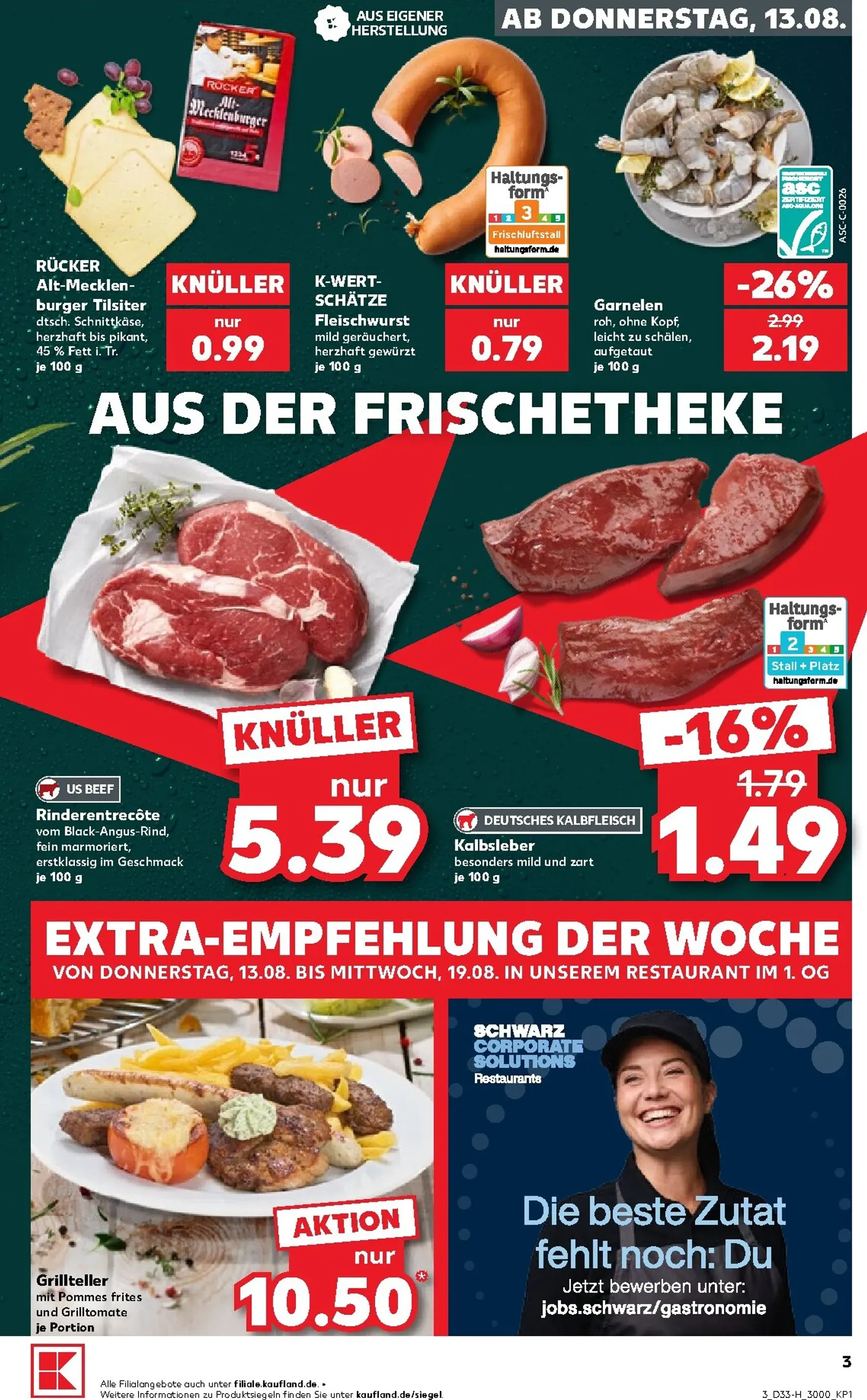 Kaufland - Neckarsulm Prospekt nächste Woche – von Donnerstag 13.08.2026 bis Mittwoch 19.08.2026 von 13. August bis 19. August 2026 - Prospekt seite 3