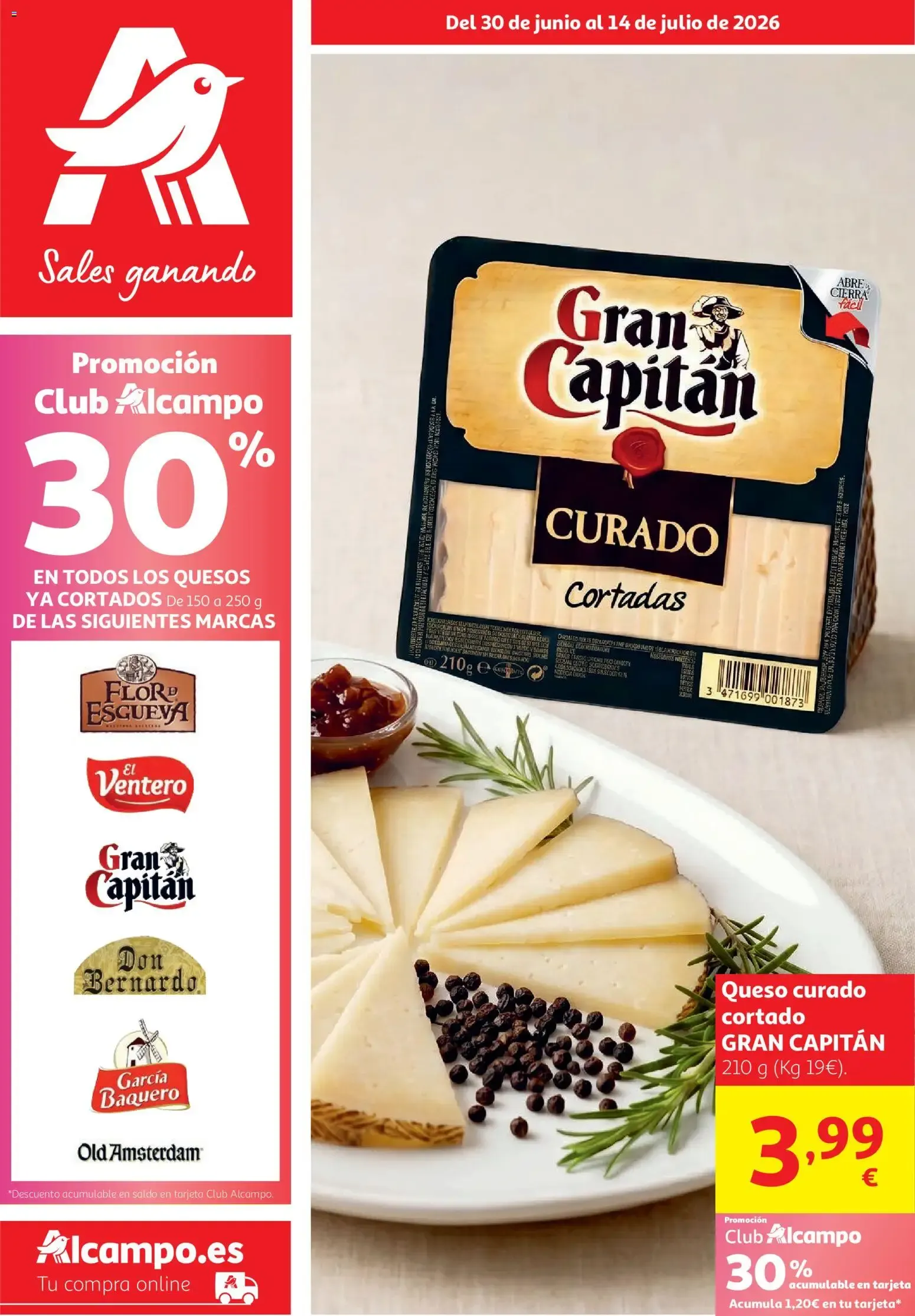 Catálogo de Alcampo folleto 30/06/2026 - 14/07/2026 30 de junio al 14 de julio 2026 - Página 1