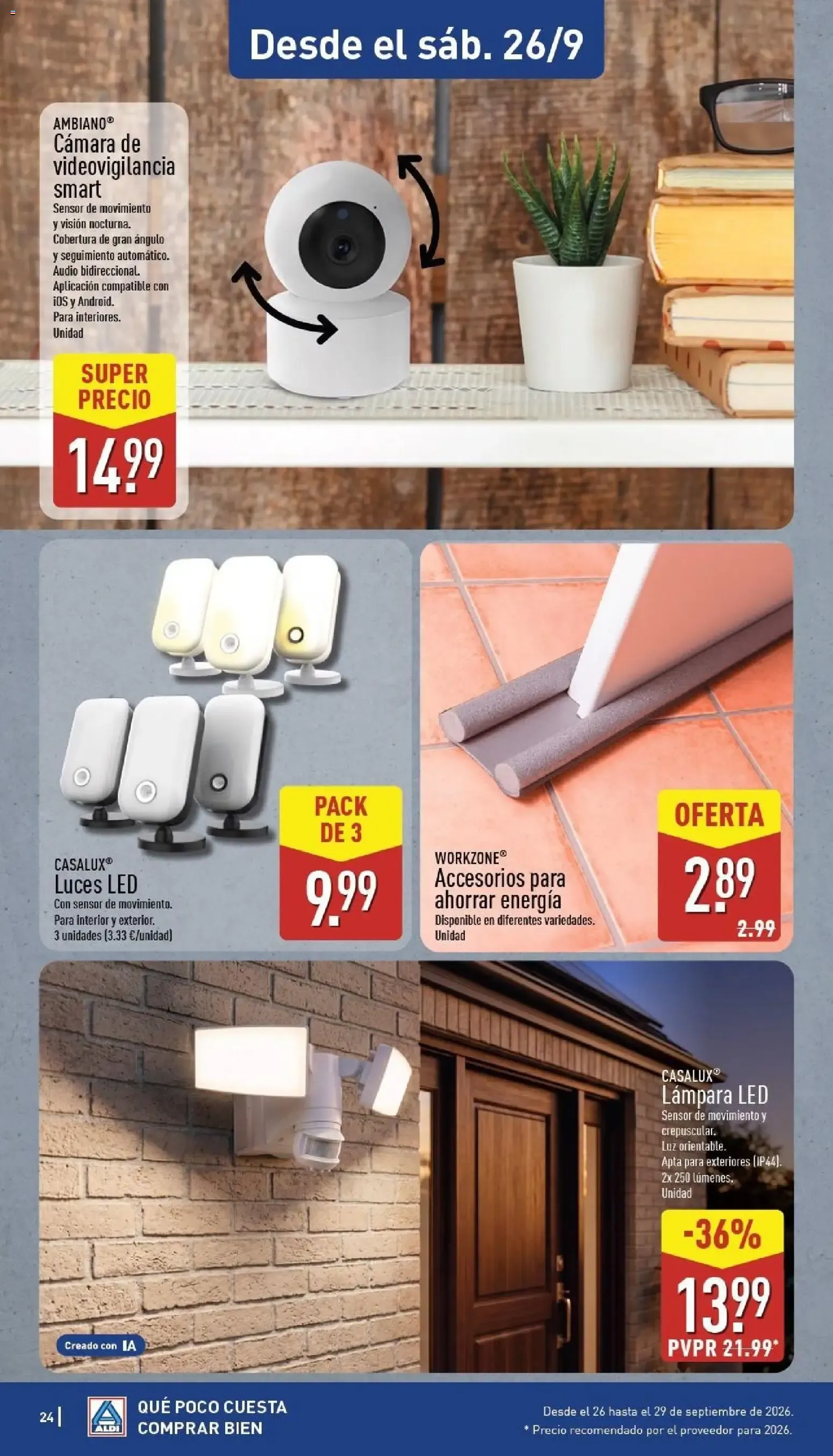 Catálogo de Aldi: Ahorra más de 2.400€ al año 21 de septiembre al 27 de septiembre 2026 - Página 24