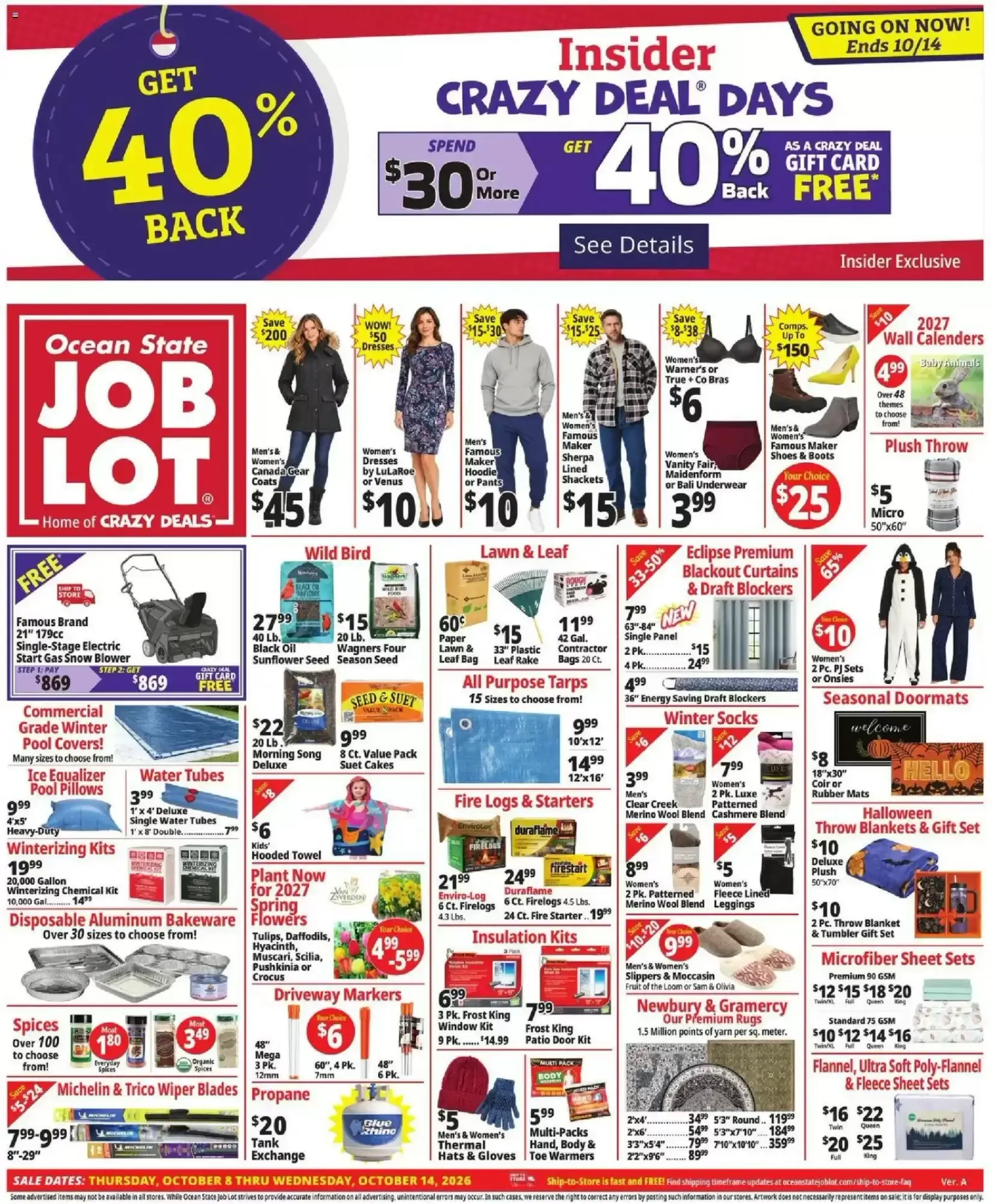 Ocean State Job Lot flyer week 41
