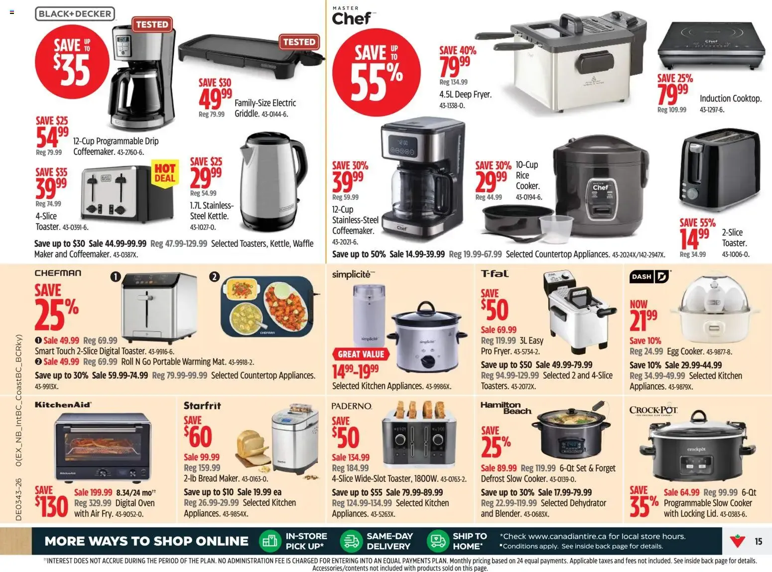 Canadian Tire Canada's Fall Store Deals from October 22 to October 28 2026 - flyer page 14