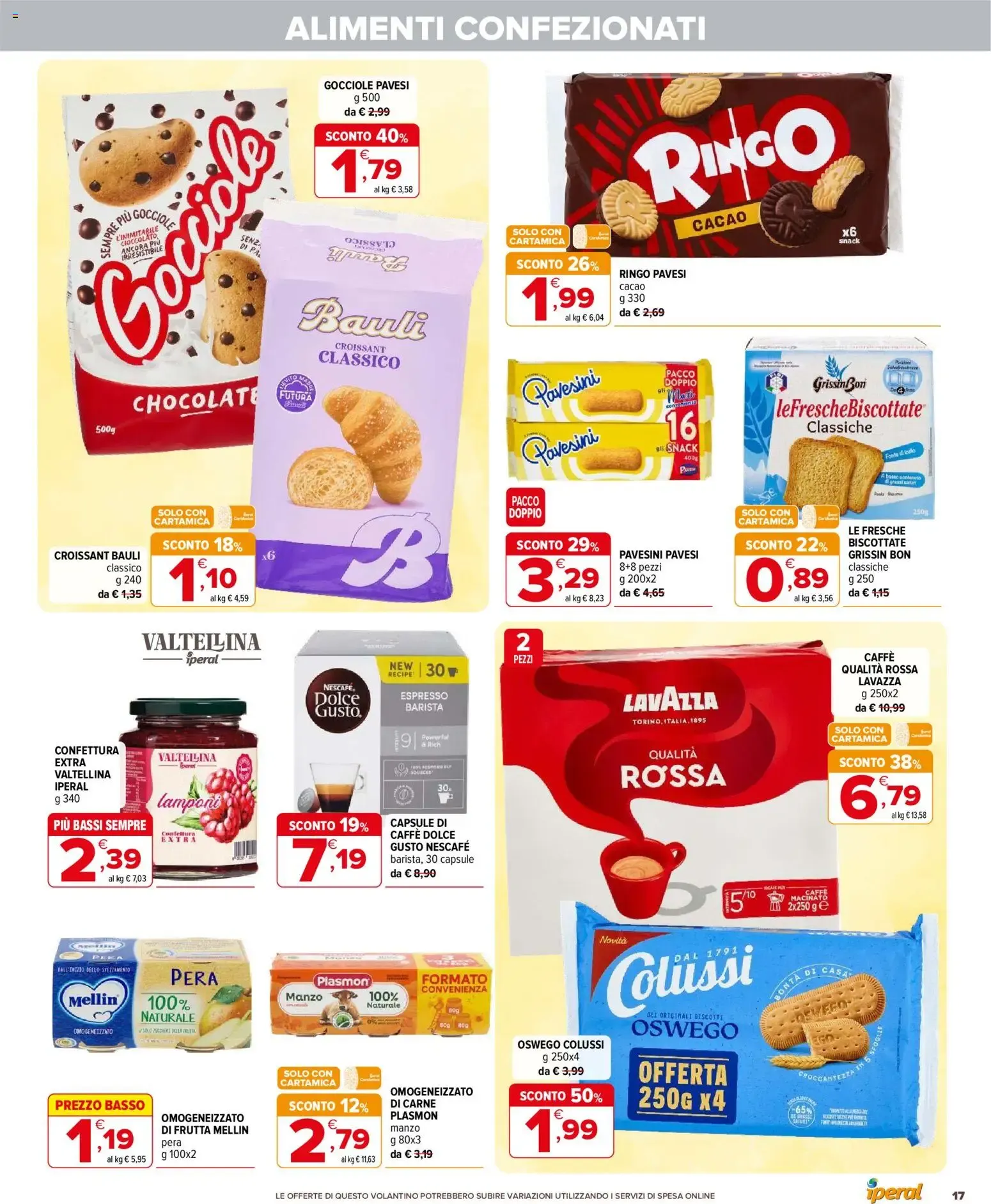 Iperal Supermercati - Affari a 1, 2, 3 Euro da 14 ottobre a 27 ottobre di 2026 - Pagina del volantino 17