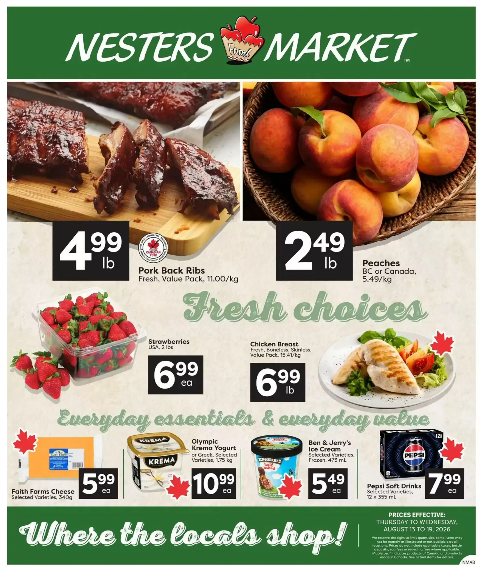 Nesters Market from August 13 to August 19 2026 - flyer page 1