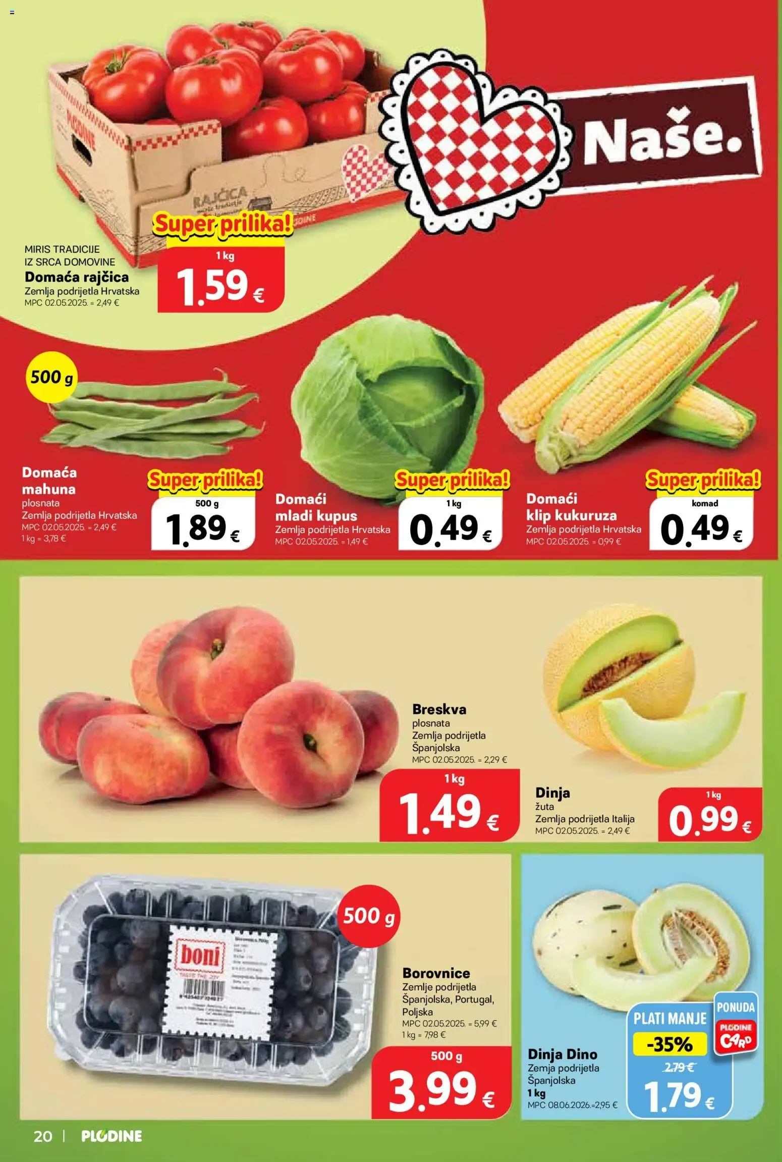 Katalog Plodine - Uvijek od akcije od 15. srpnja do 21. srpnja 2026. - Pregled Stranica 20