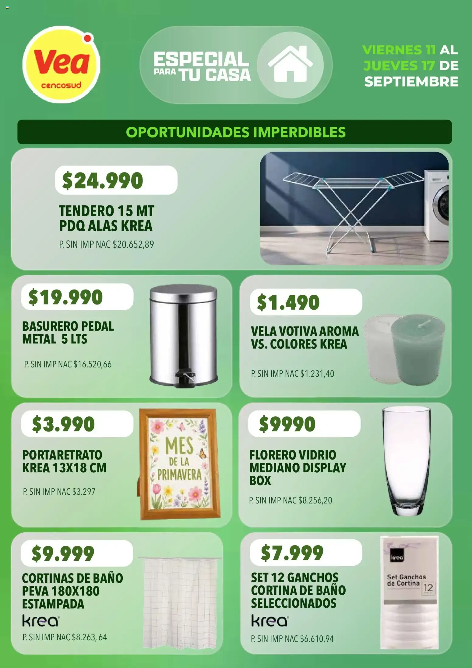 Ofertas de Vea - Especial para tu casa del 11/09/2026 - 16/09/2026 11 de septiembre al 16 de septiembre 2026 - Página 5 del catálogo