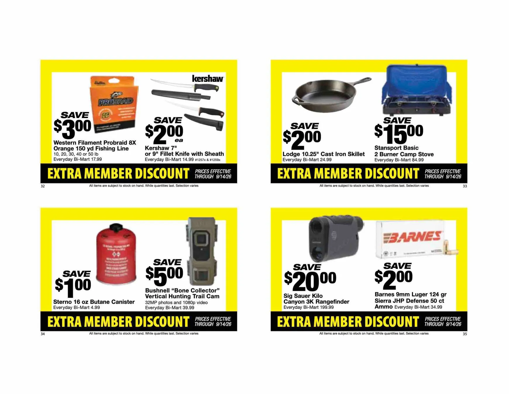 Weekly ad Current Bi-Mart - Extra member discount book leaflet valid from Tuesday 08/25/2026 to Monday 09/14/2026 from August 25 to September 14 2026 - Page 10