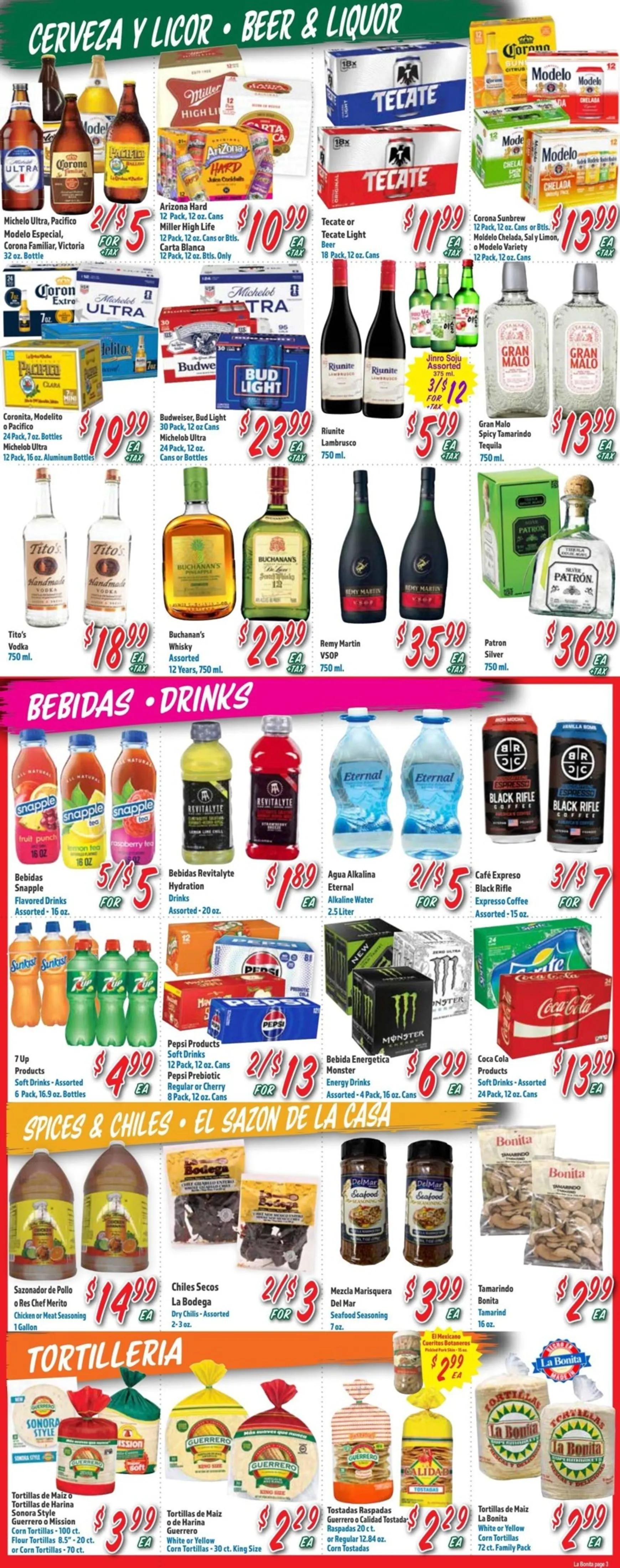 Weekly ad La Bonita Supermarkets from July 29 to August 4 2026 - Page 3