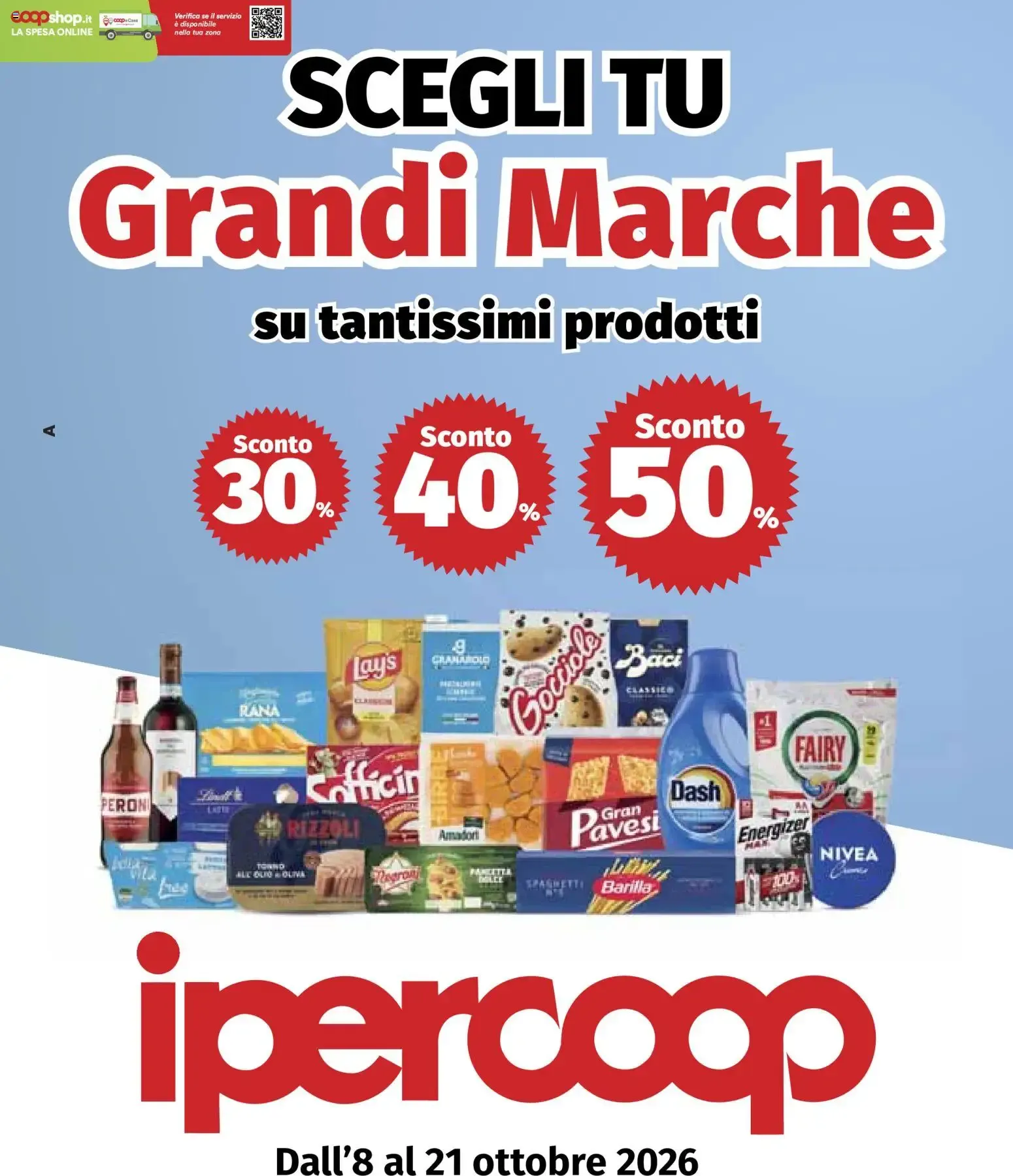 SCEGLI TU Grandi Marche su tantissimi prodotti da 8 ottobre a 21 ottobre di 2026 - Pagina del volantino 1