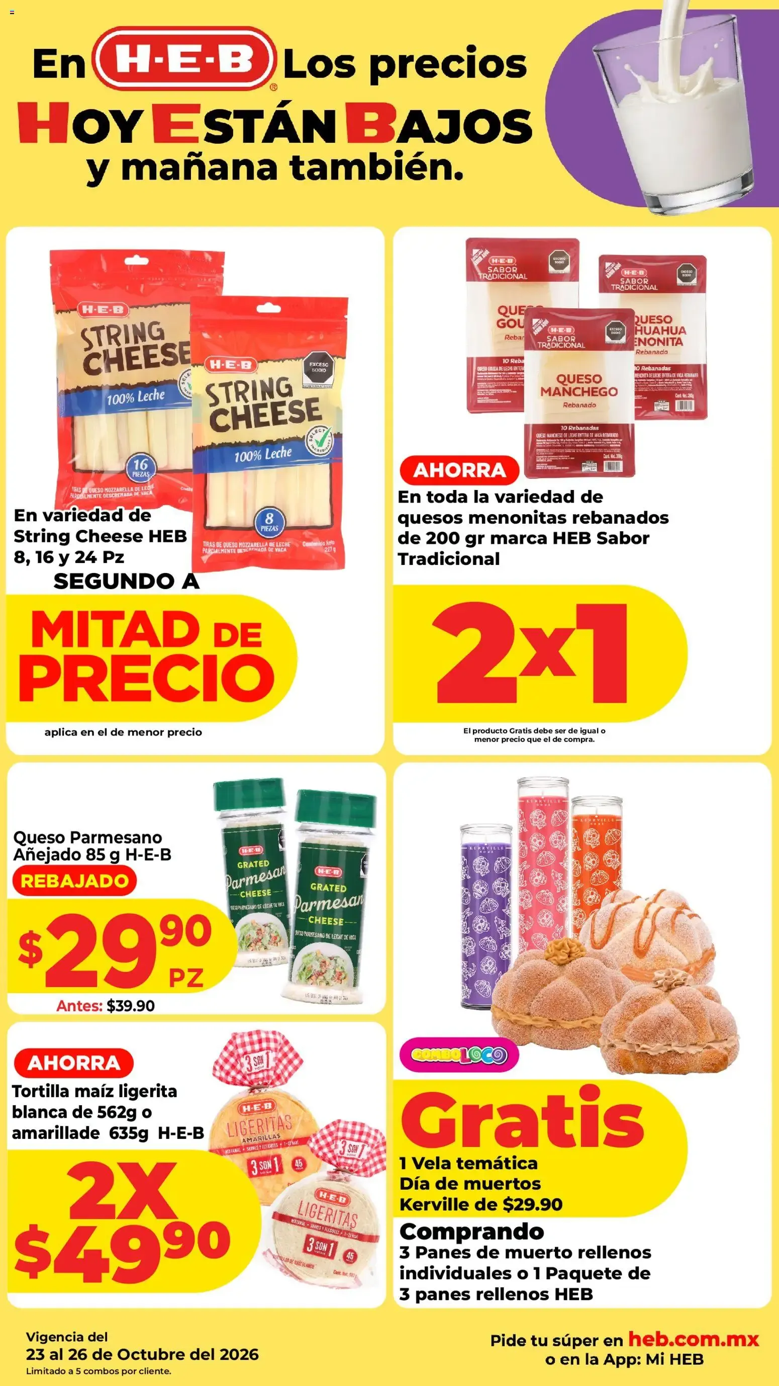 Catálogo de H-E-B: Los precios HOY ESTÁN BAJOS y mañana también 23 de octubre al 26 de octubre 2026 - Pagina 5
