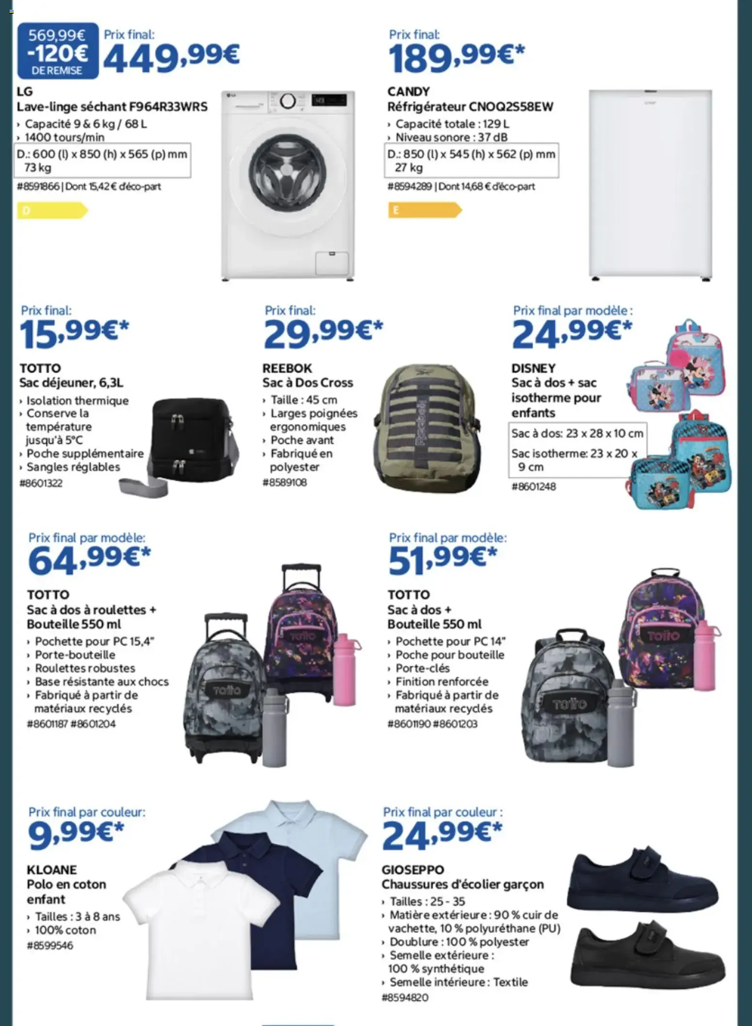 Offres valables du 17/08/2026 au 30/08/2026 - Sélection pour la rentrée du 17 août au 30 août 2026 - Catalogue page 2
