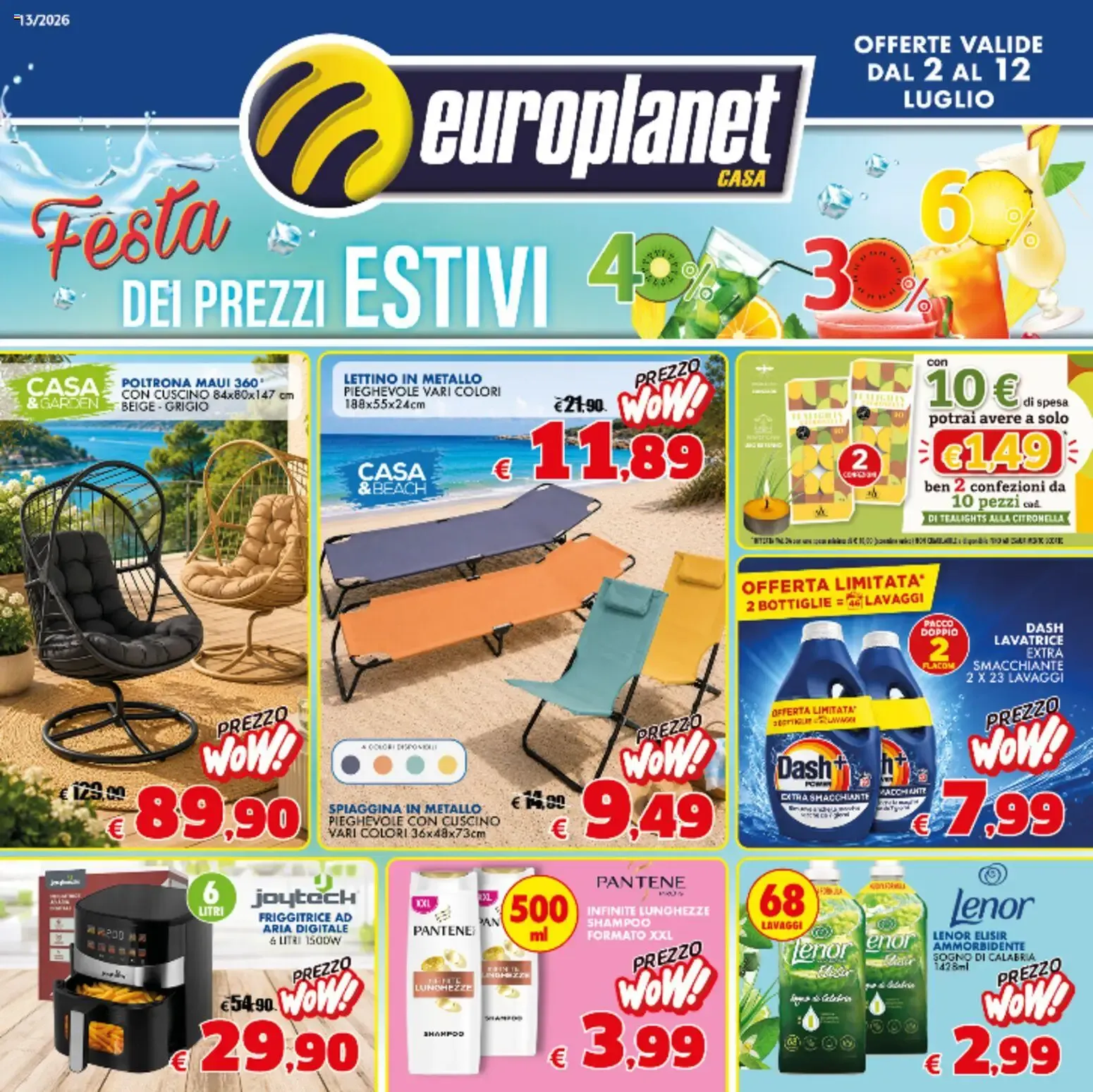 Nuovo Europlanet Casa volantino dal 02/07/2026 > offerte anteprima 🛍️ da 2 luglio a 12 luglio di 2026 - Pagina del volantino 1