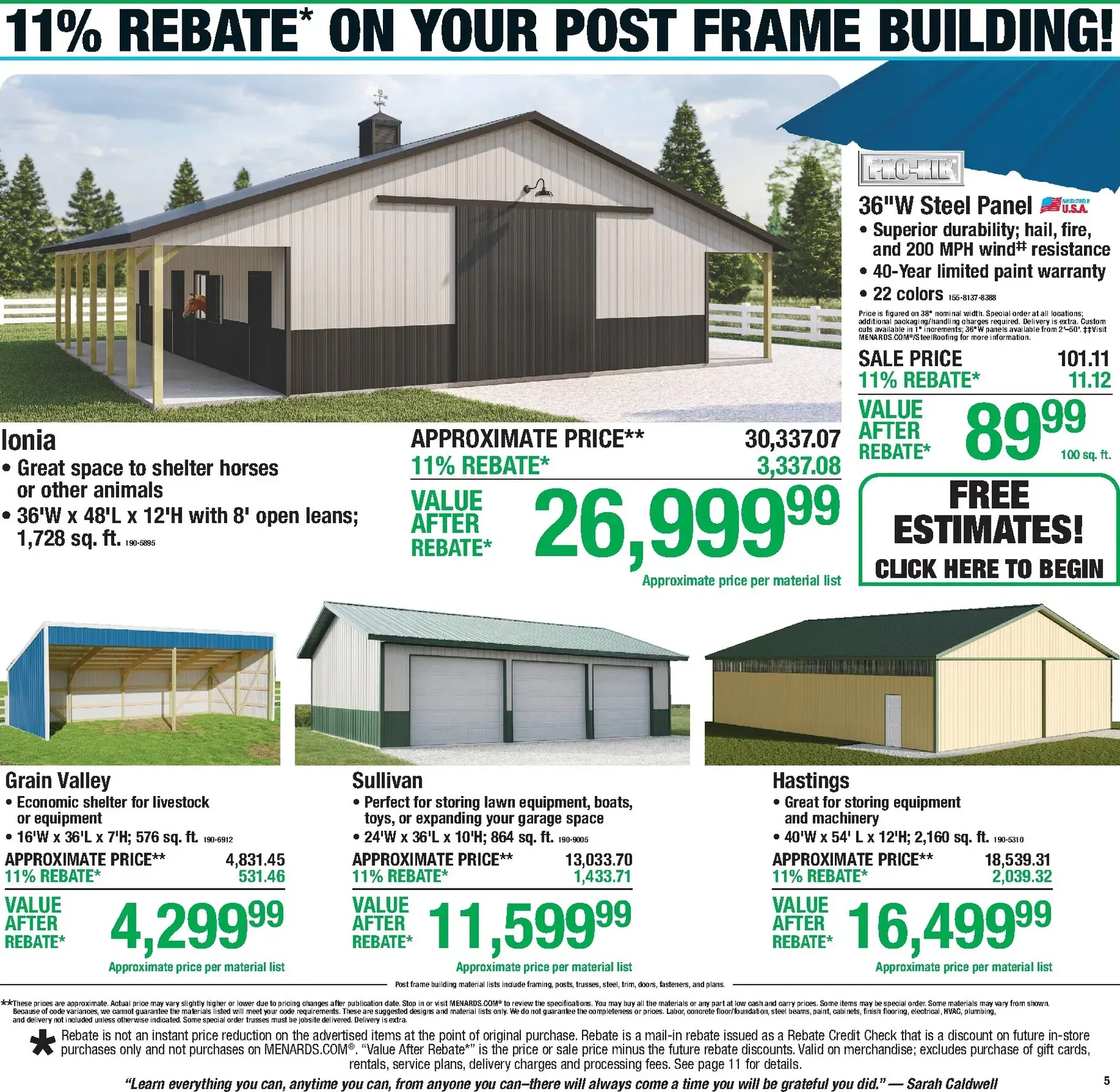 Weekly ad 11% Rebate on Everything! from September 10 to September 20 2026 - Page 7