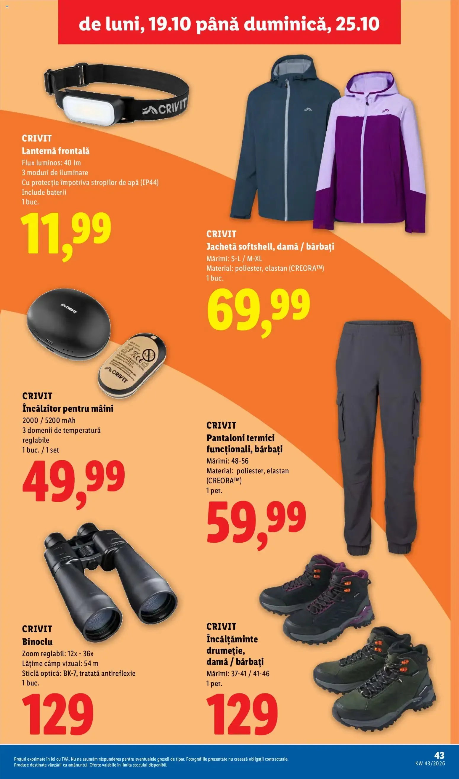 Catalog Catalog LIDL 19.10.2026 - Oferta și Revista online de la 19 octombrie până la 25 octombrie 2026 - Revista Pagina 42
