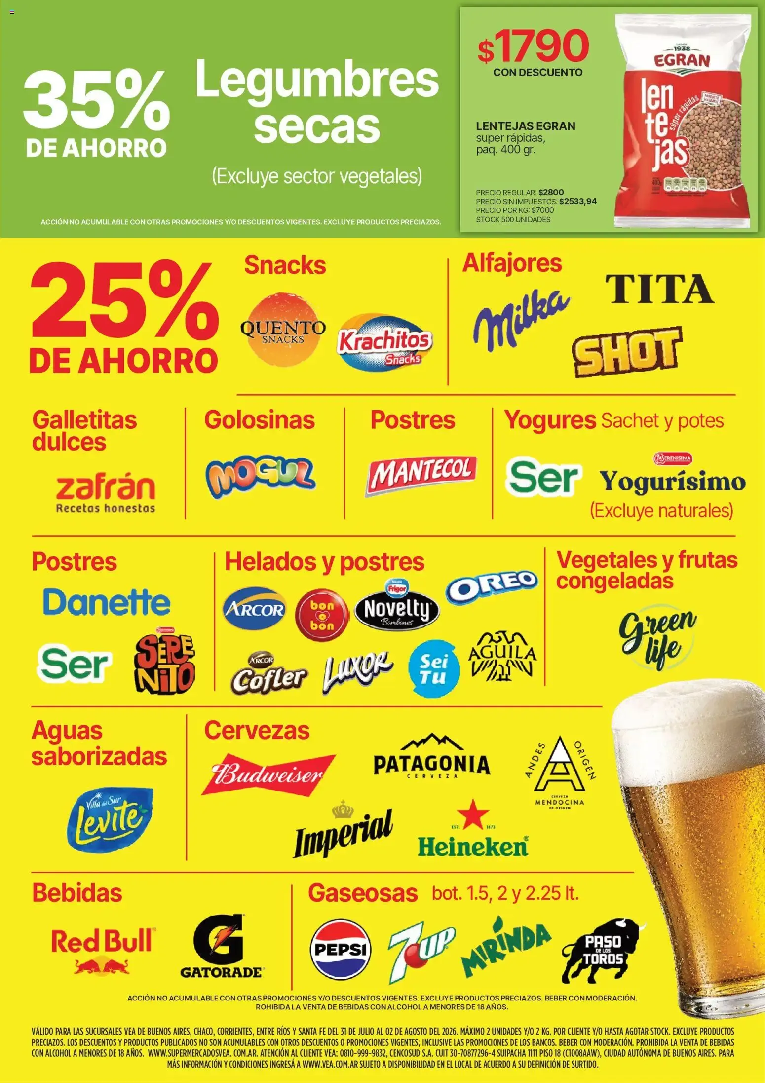 Ofertas de Vea - Fin de semana de ahorro | BA Nea del 31/07/2026 - 02/08/2026 31 de julio al 2 de agosto 2026 - Página 3 del catálogo